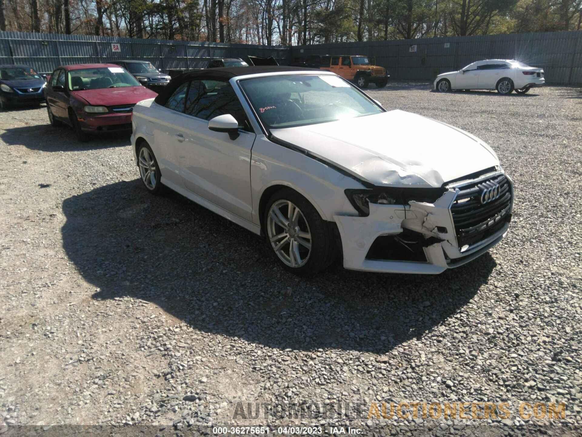 WAUY8LFF8J1061310 AUDI A3 CABRIOLET 2018