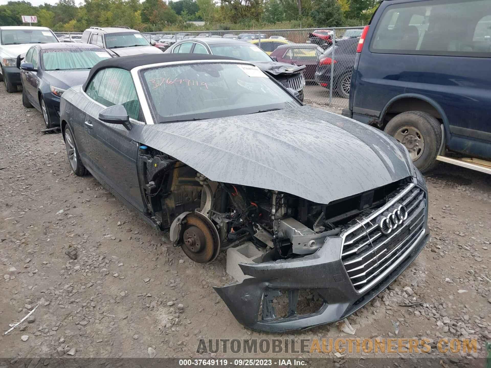 WAUYNGF52KN006210 AUDI A5 CABRIOLET 2019