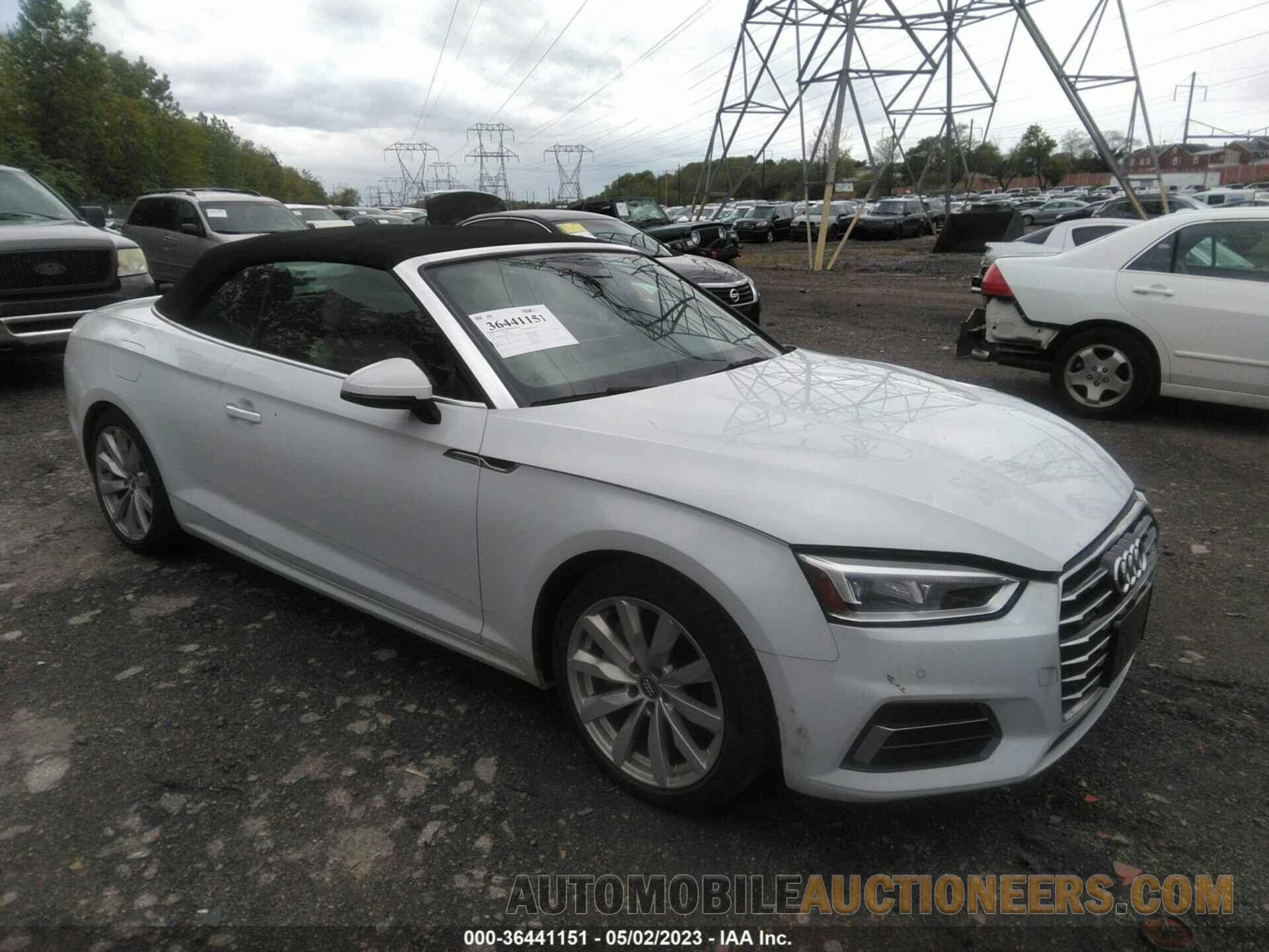 WAUYNGF57JN012647 AUDI A5 CABRIOLET 2018