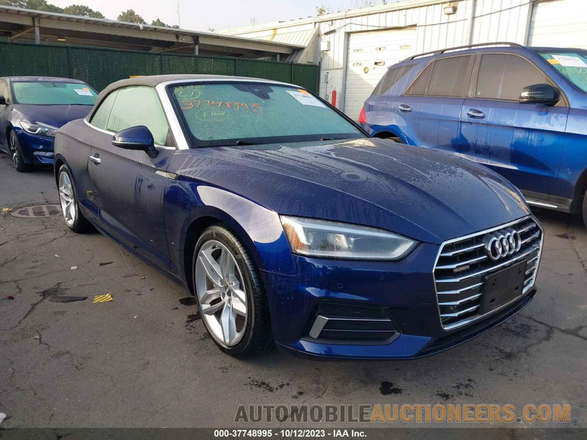 WAUYNGF59KN002428 AUDI A5 CABRIOLET 2019