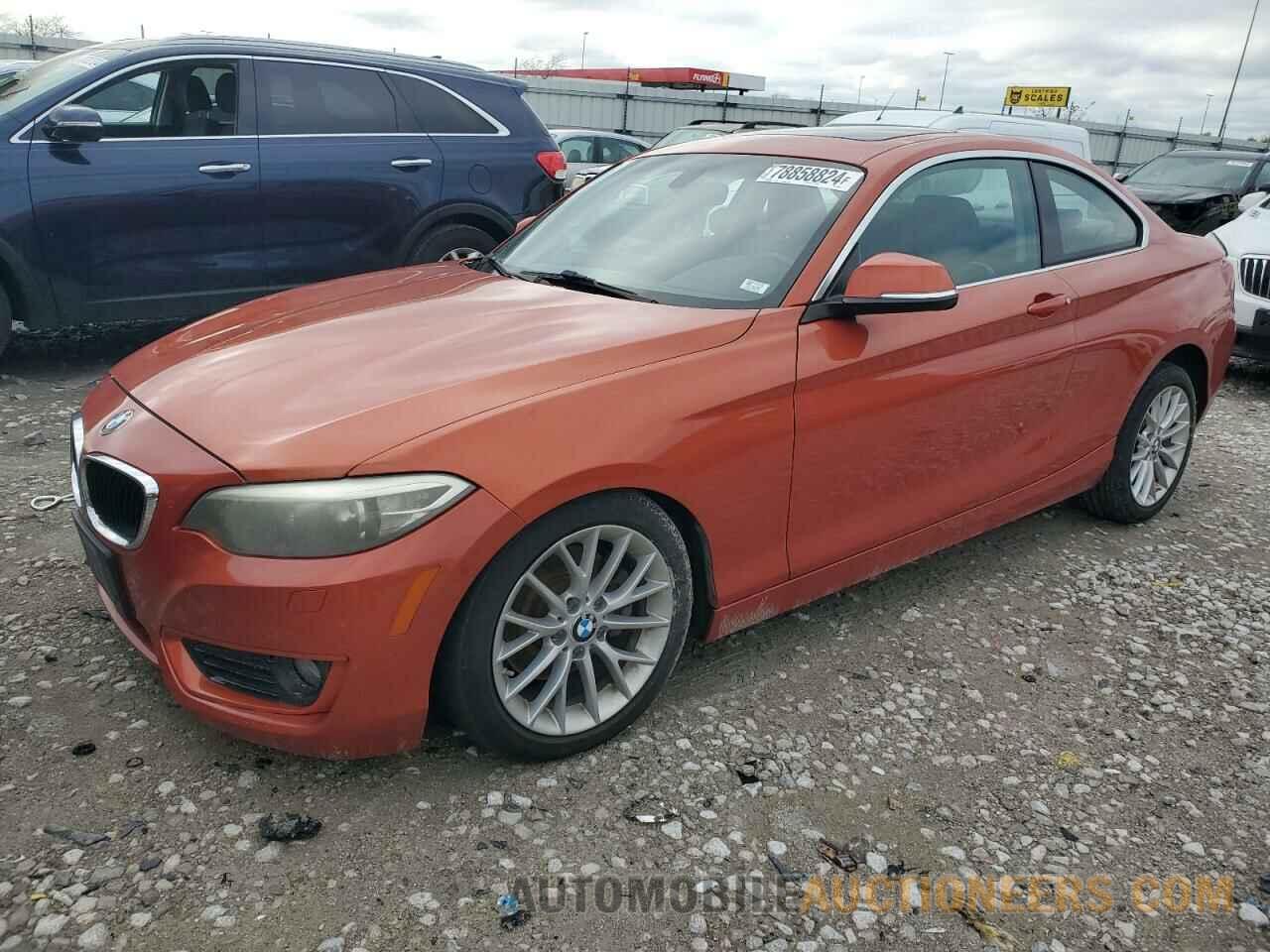 WBA1F7C5XFVX95442 BMW 2 SERIES 2015