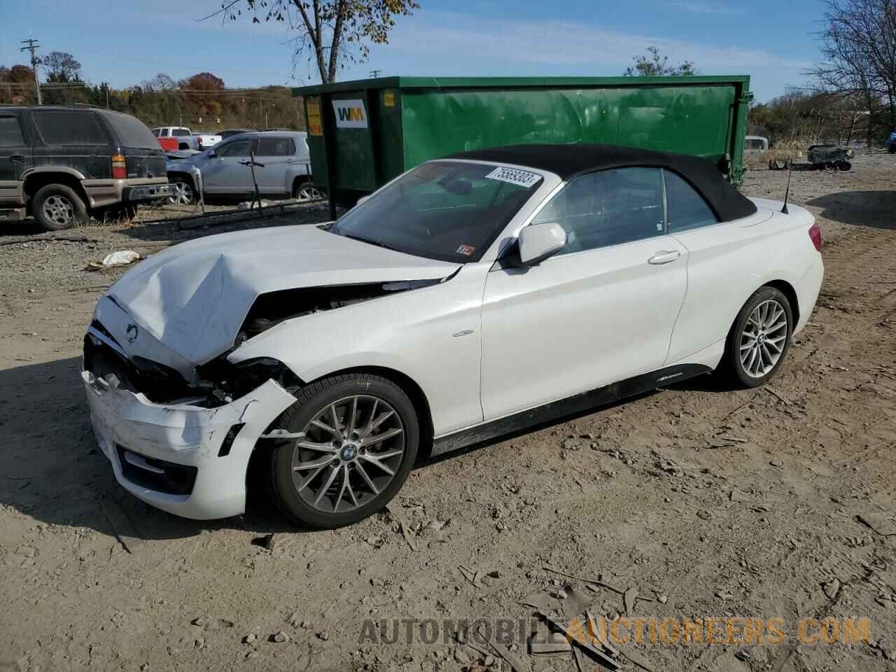 WBA1K9C5XGV321872 BMW 2 SERIES 2016