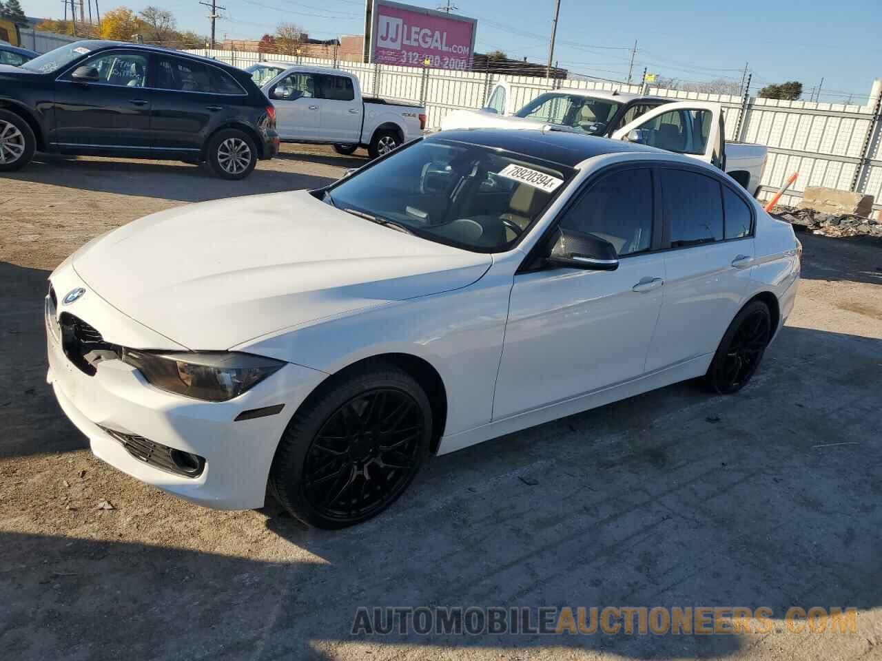 WBA3B3G58ENR84421 BMW 3 SERIES 2014