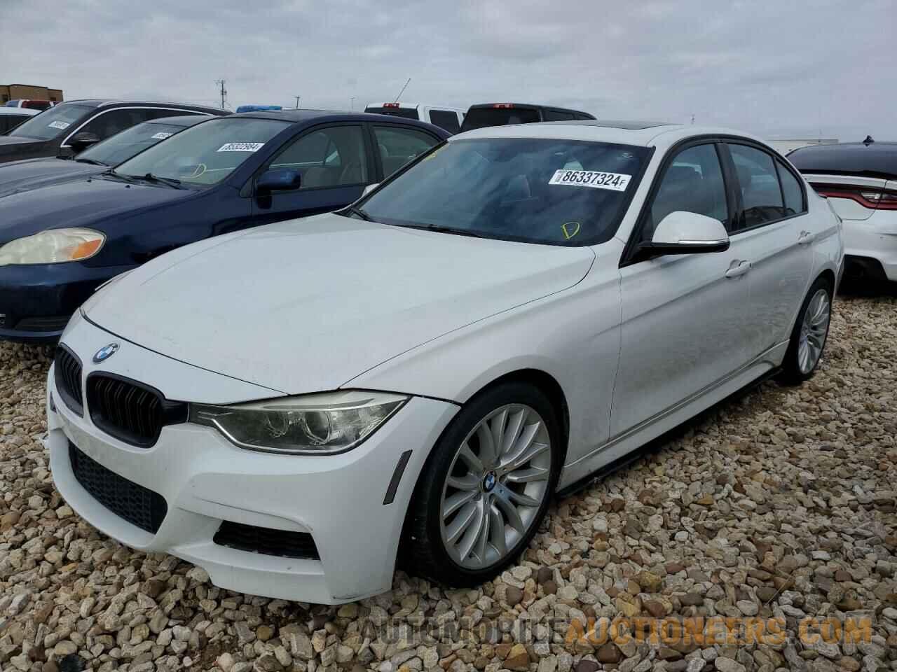 WBA3C1C50DF440804 BMW 3 SERIES 2013