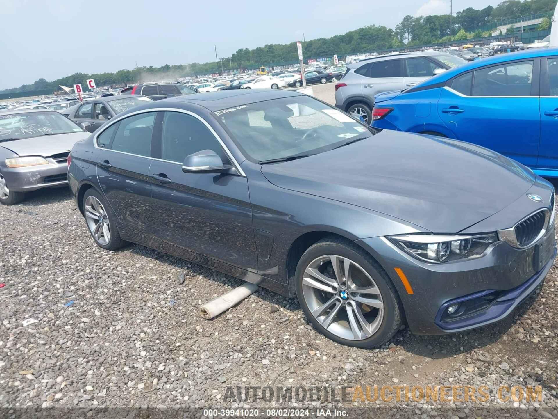 WBA4J3C53KBL10414 BMW 430I GRAN COUPE 2019