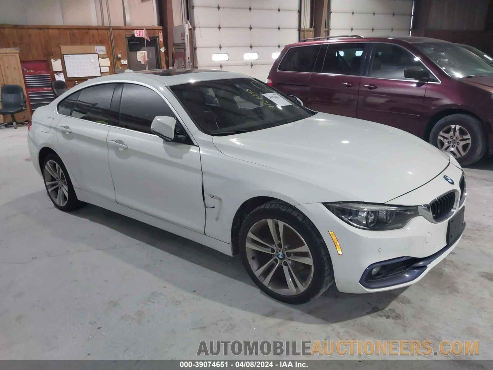 WBA4J3C58KBL07332 BMW 430I GRAN COUPE 2019