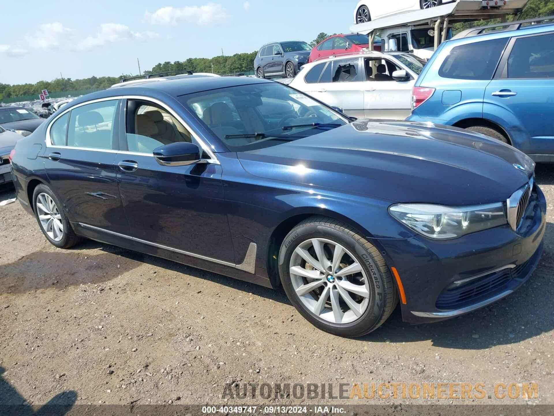 WBA7E2C50GG548369 BMW 740I 2016