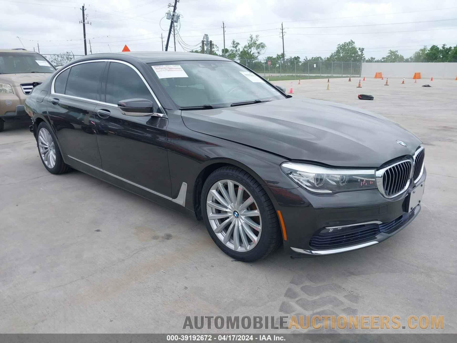 WBA7E2C51GG546811 BMW 740I 2016