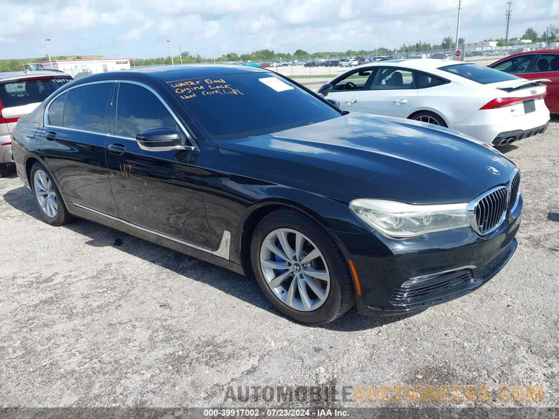 WBA7E2C52GG546915 BMW 740I 2016