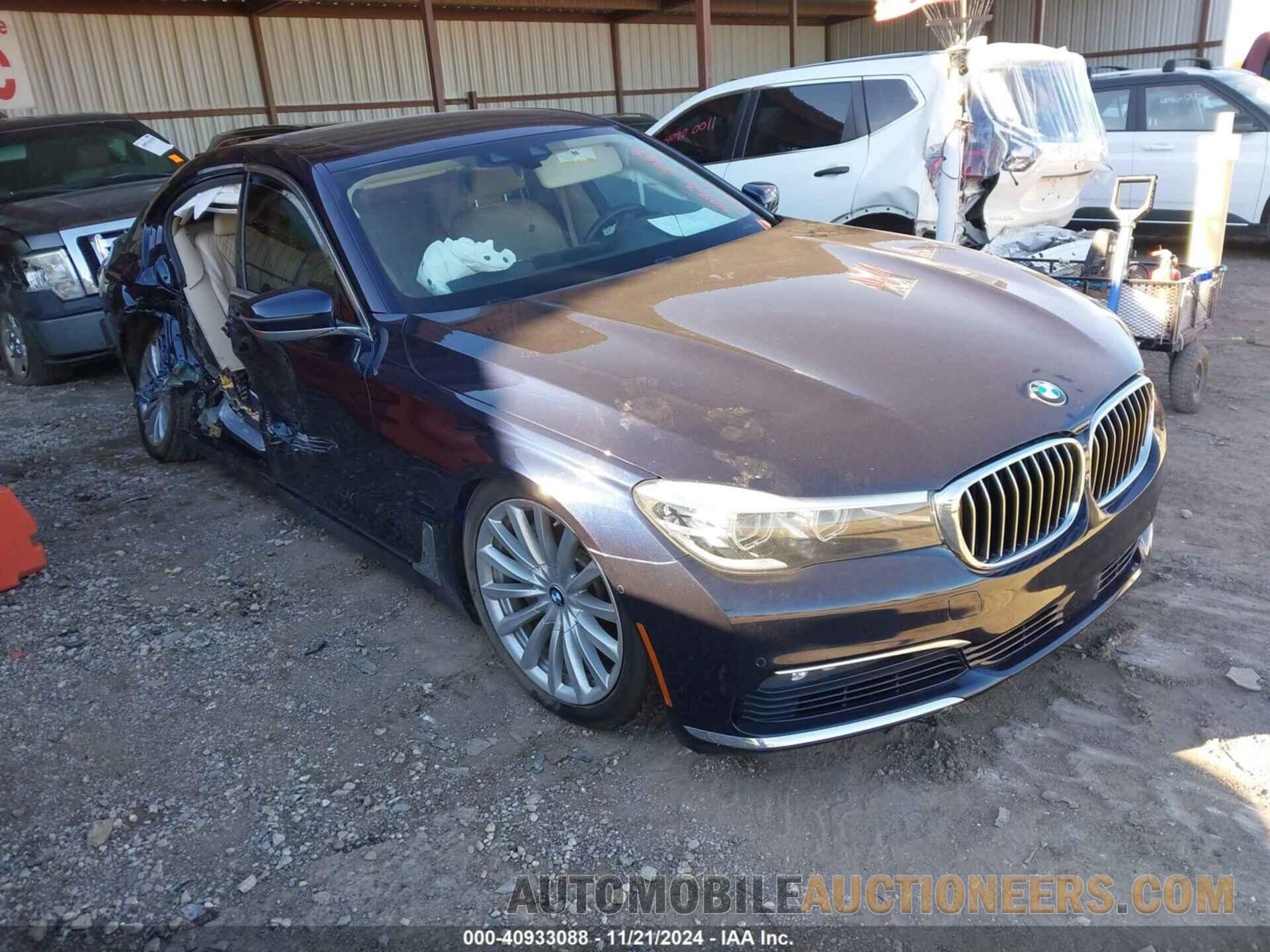 WBA7E2C52HG740460 BMW 740I 2017