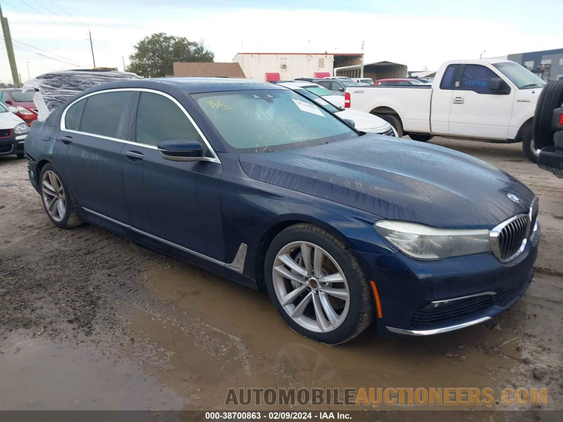 WBA7E2C53GG504303 BMW 740I 2016