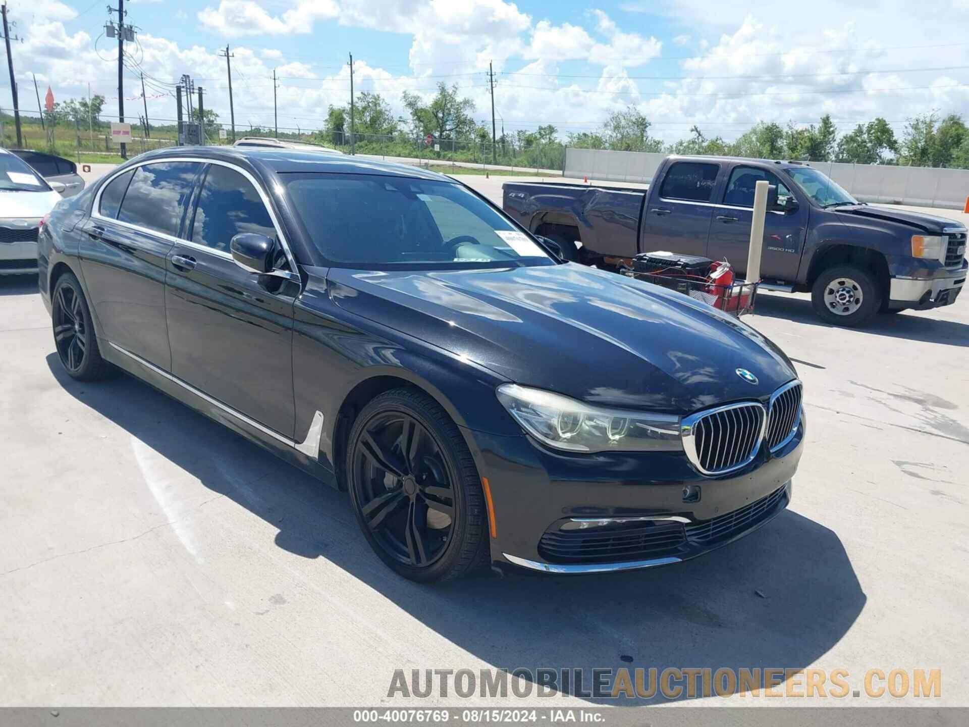 WBA7E2C54GG546690 BMW 740I 2016