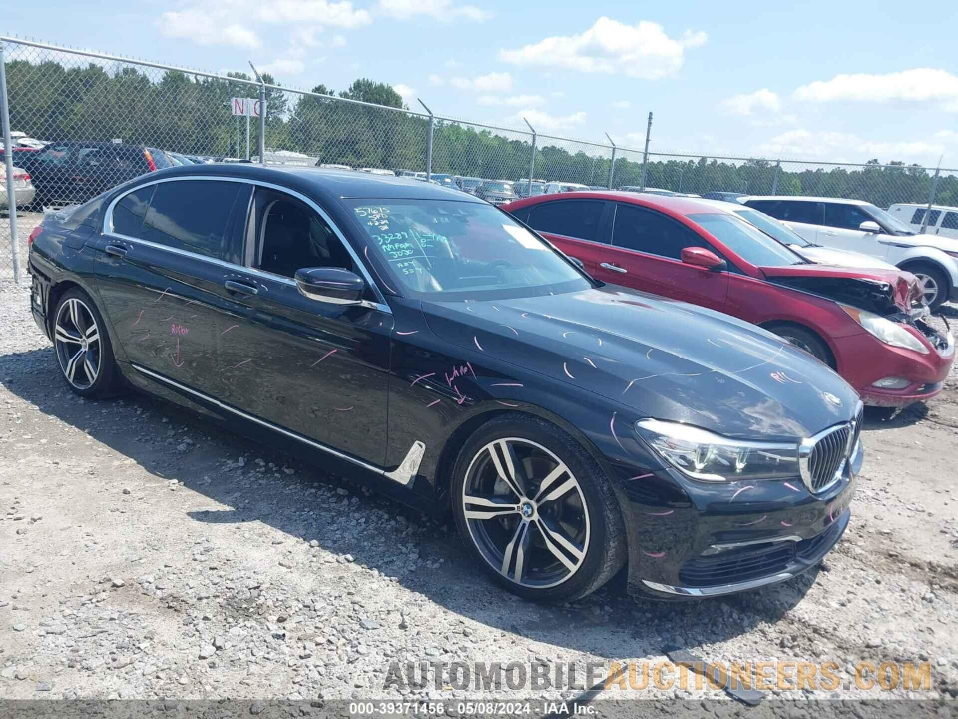 WBA7E2C54HG739648 BMW 740I 2017