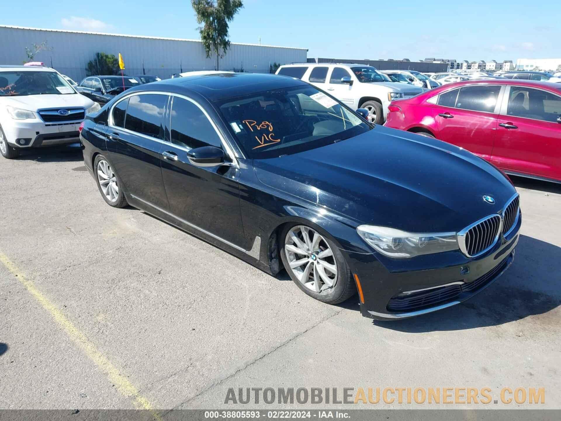 WBA7E2C57HG739840 BMW 740I 2017