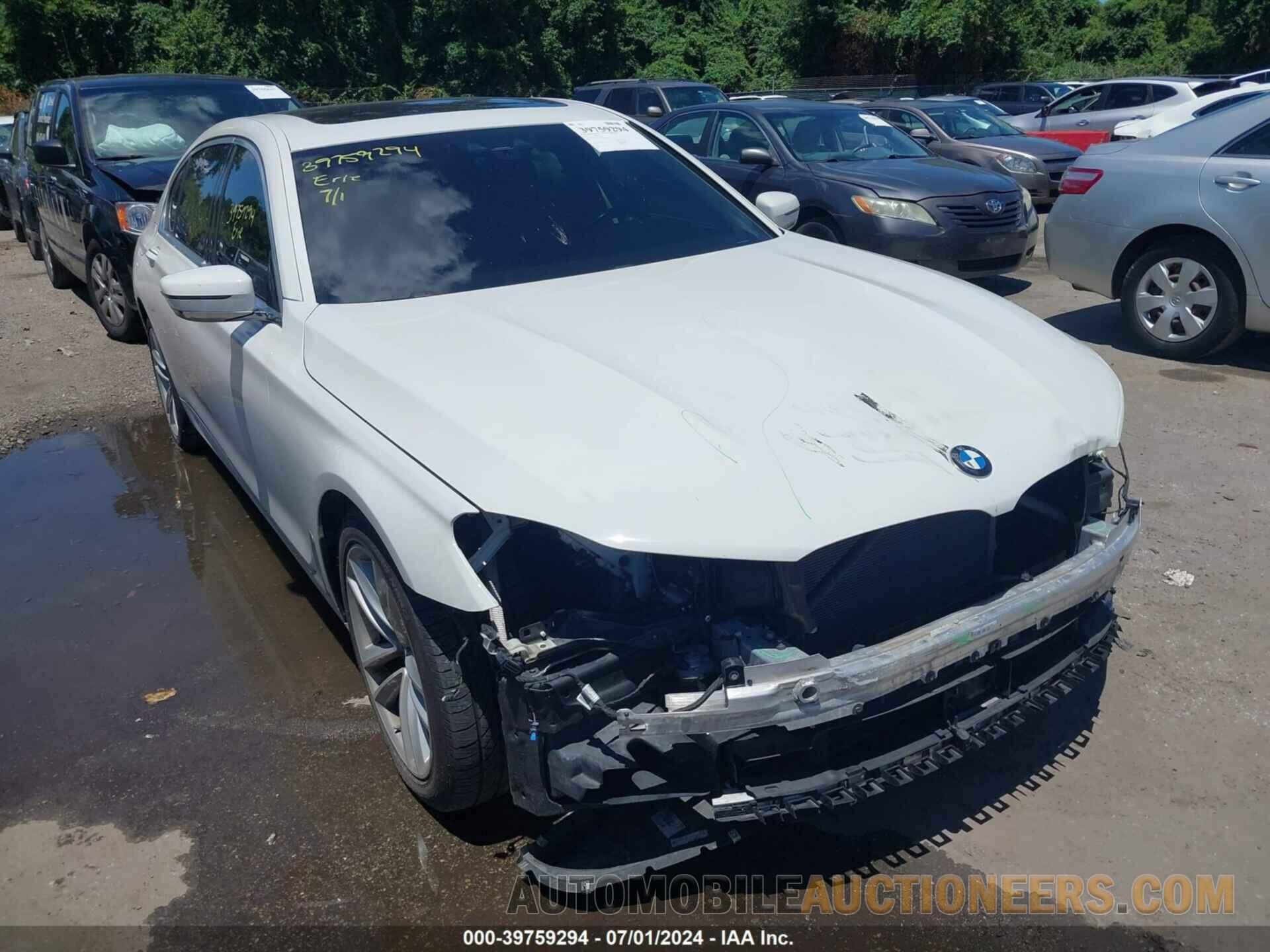 WBA7E2C58GG547941 BMW 740I 2016