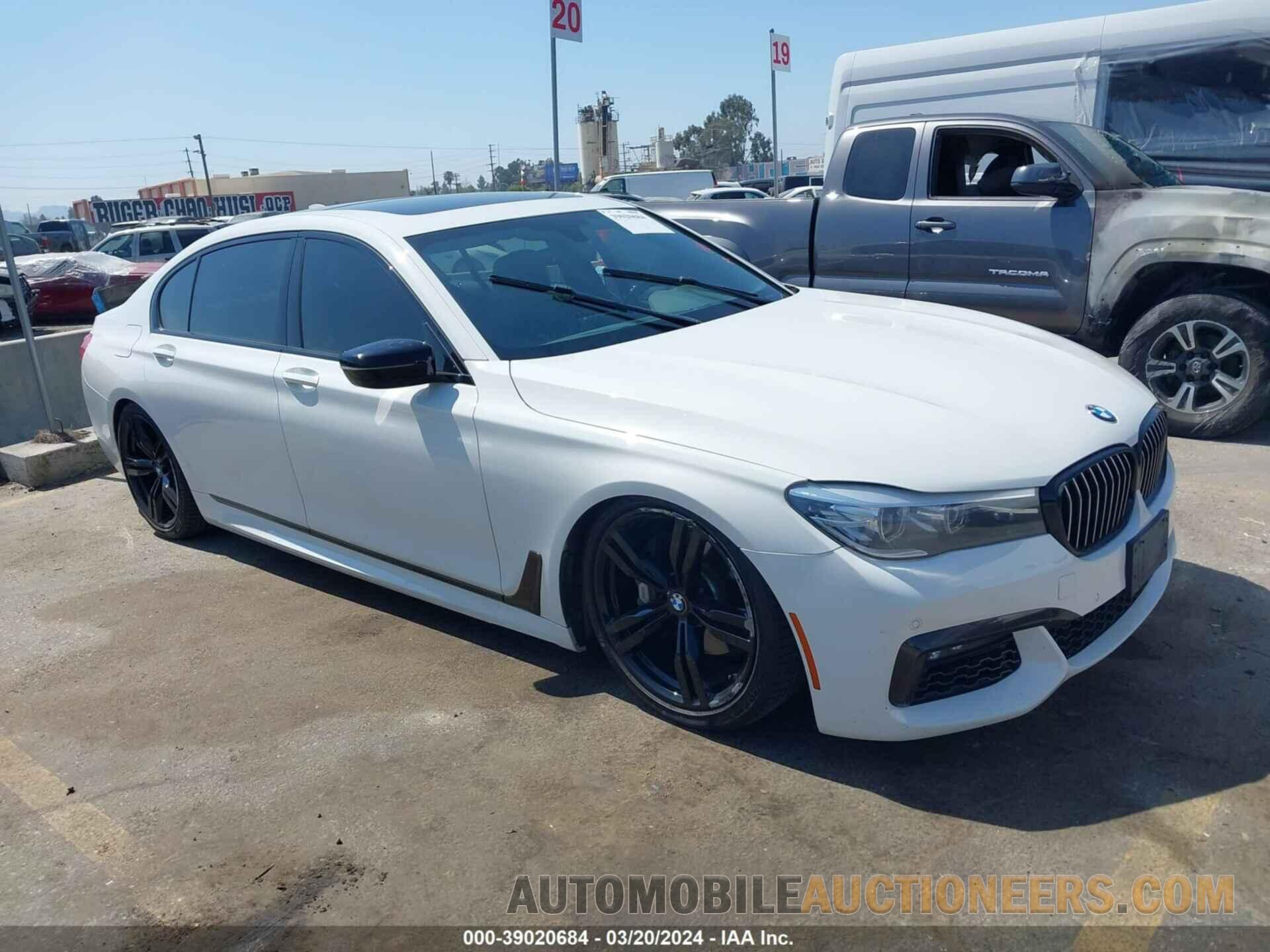 WBA7E2C58GG714475 BMW 740I 2016