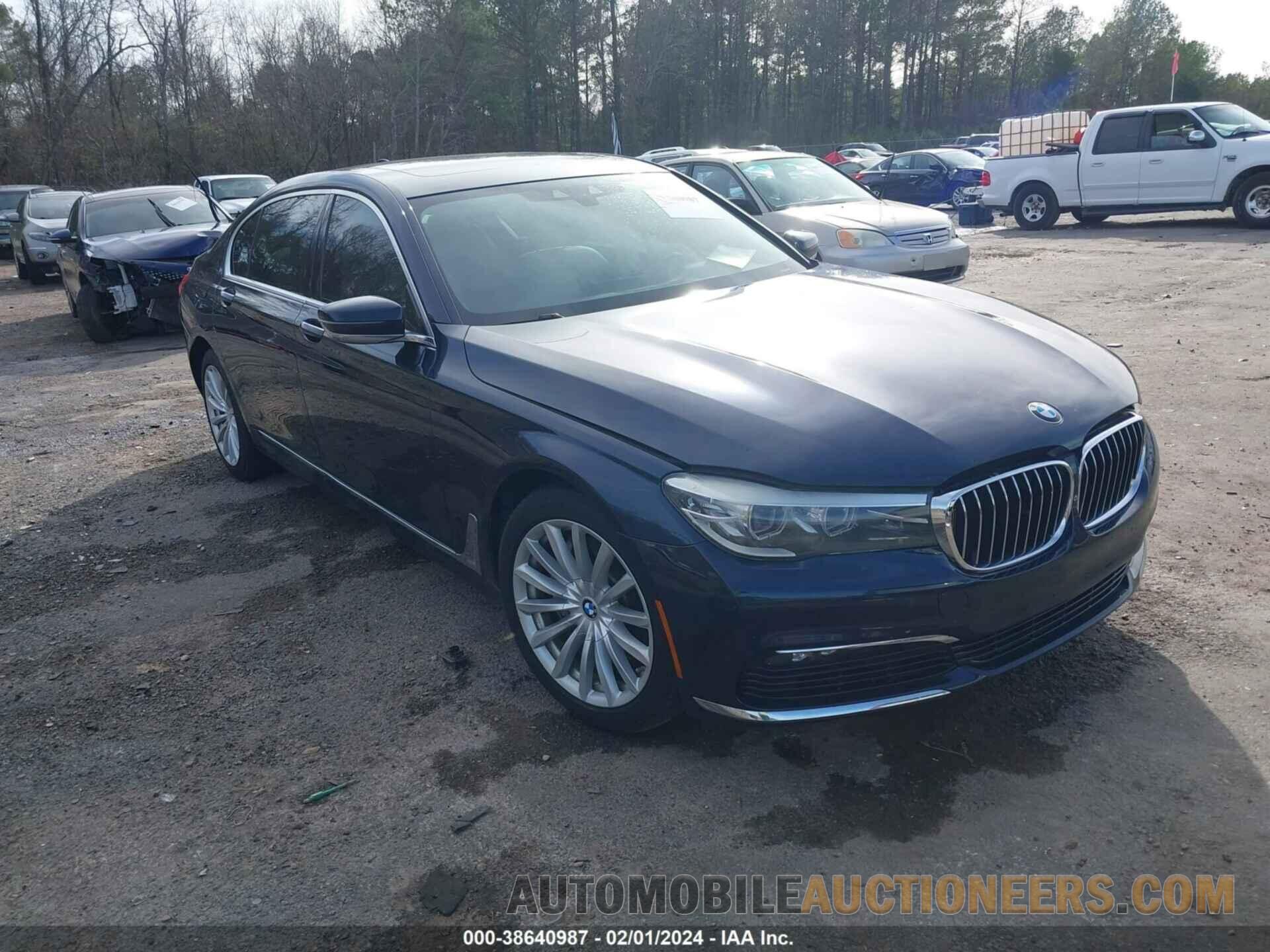 WBA7E2C59GG547074 BMW 740I 2016