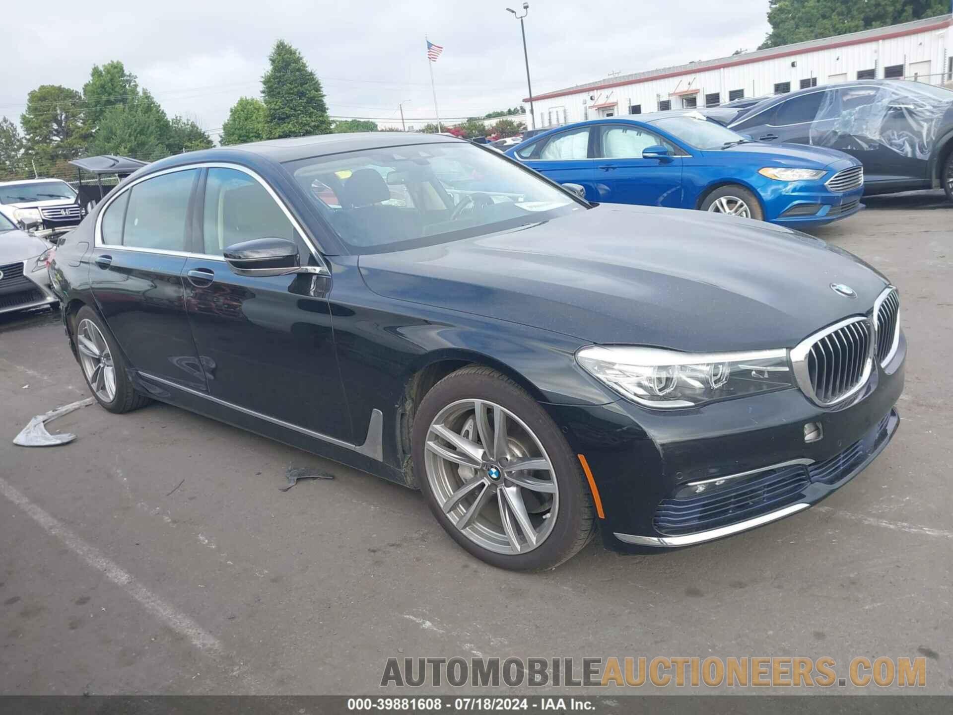 WBA7E4C33HGV23333 BMW 740I 2017