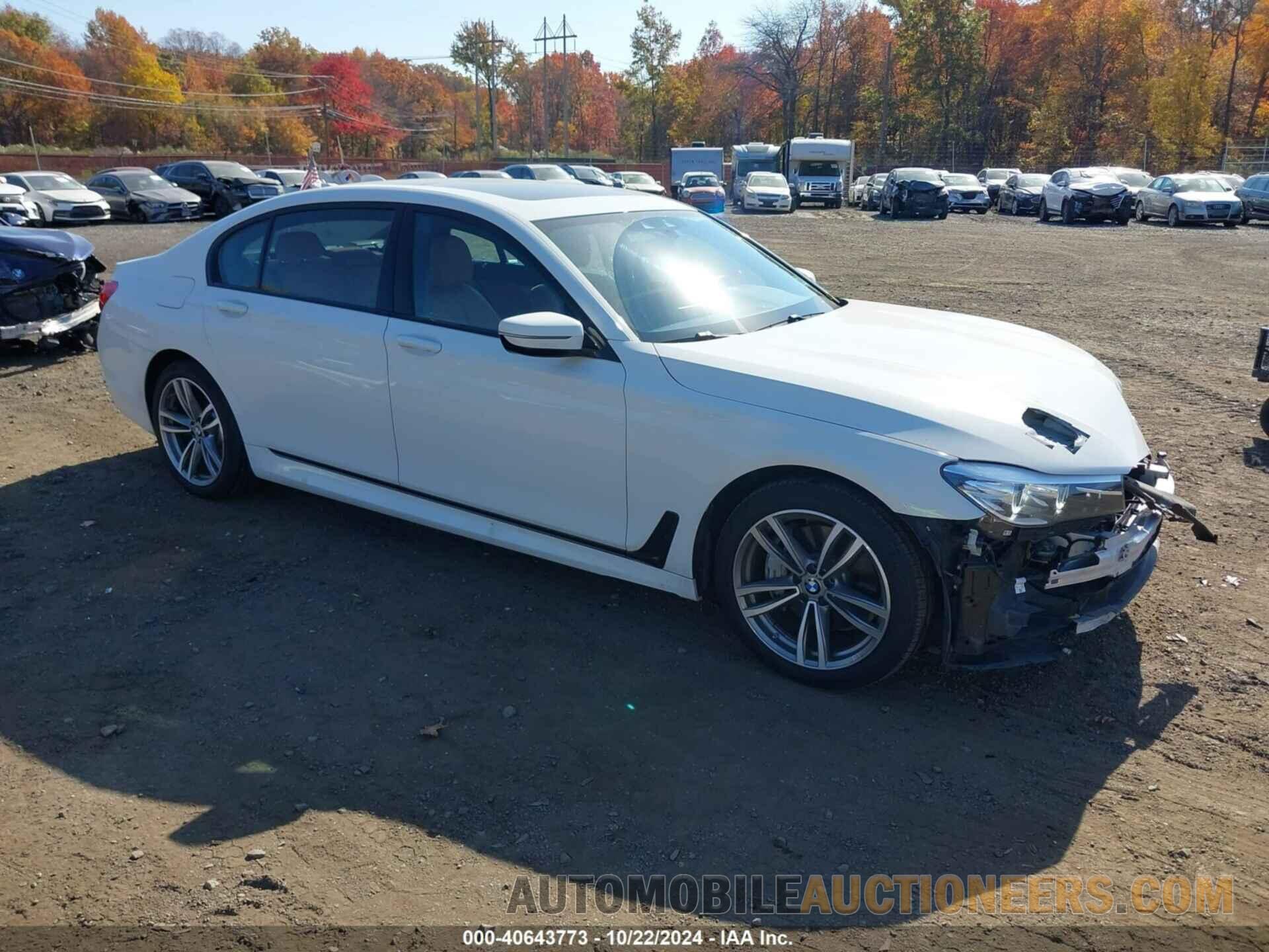 WBA7E4C50KGV28496 BMW 740I 2019