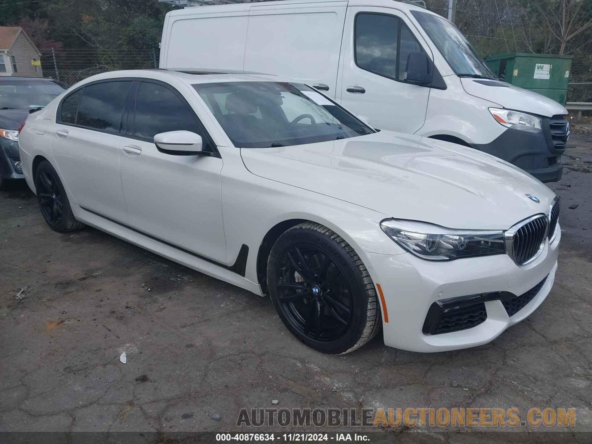 WBA7E4C54KGV70282 BMW 740I 2019