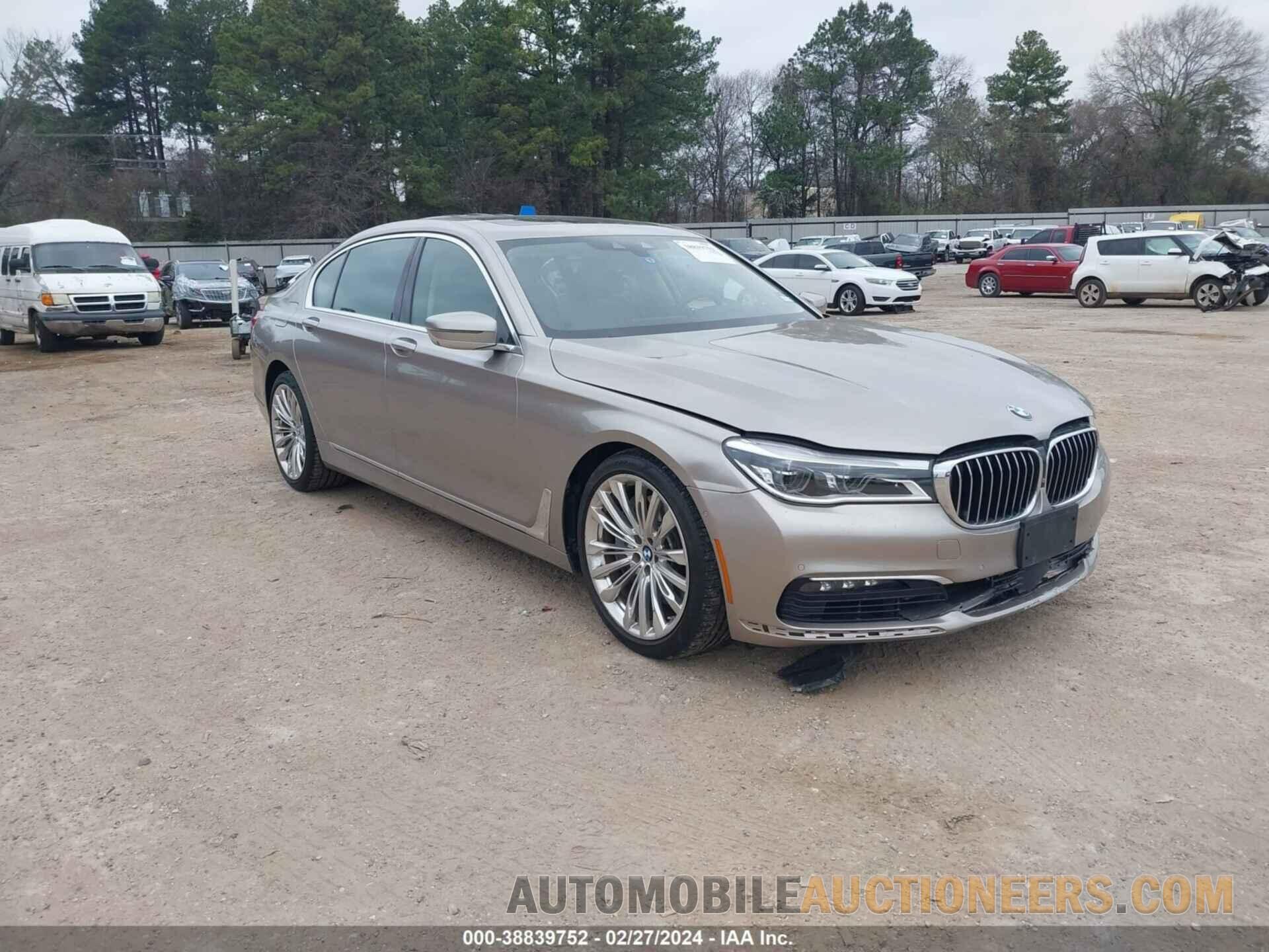 WBA7F0C33HGM21858 BMW 750I 2017