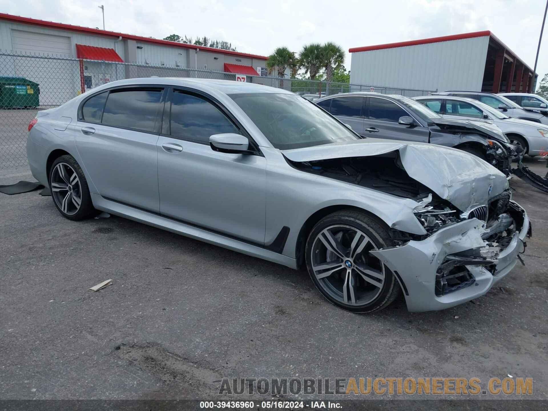 WBA7F0C50GGM20375 BMW 750 2016