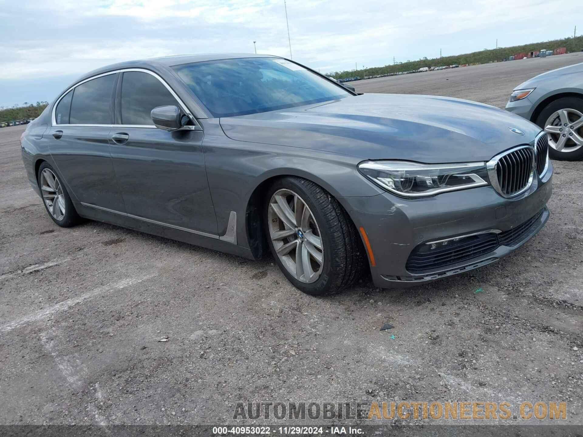 WBA7F0C53HGM21456 BMW 750I 2017