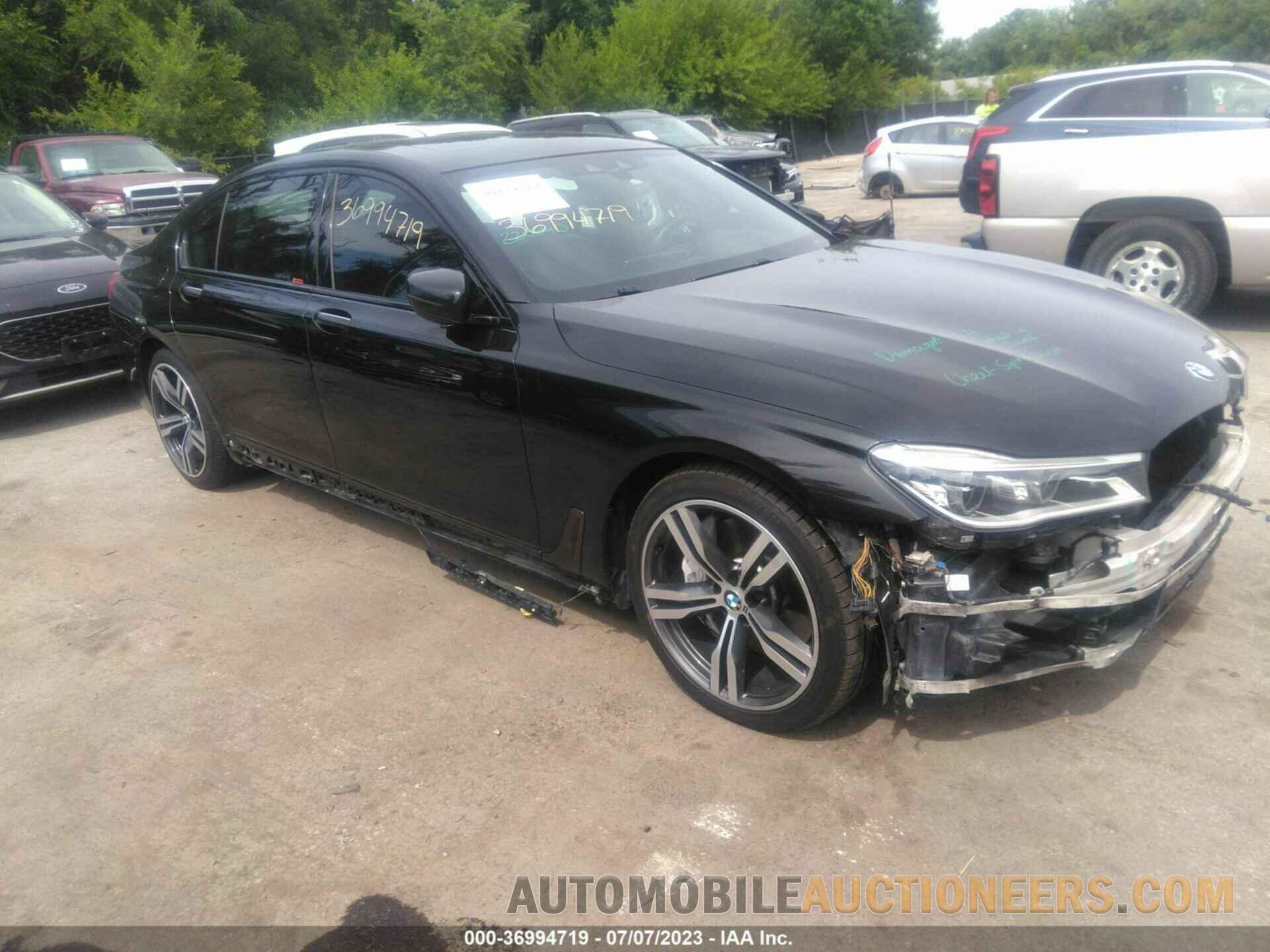 WBA7F0C54GGM20640 BMW 7 SERIES 2016