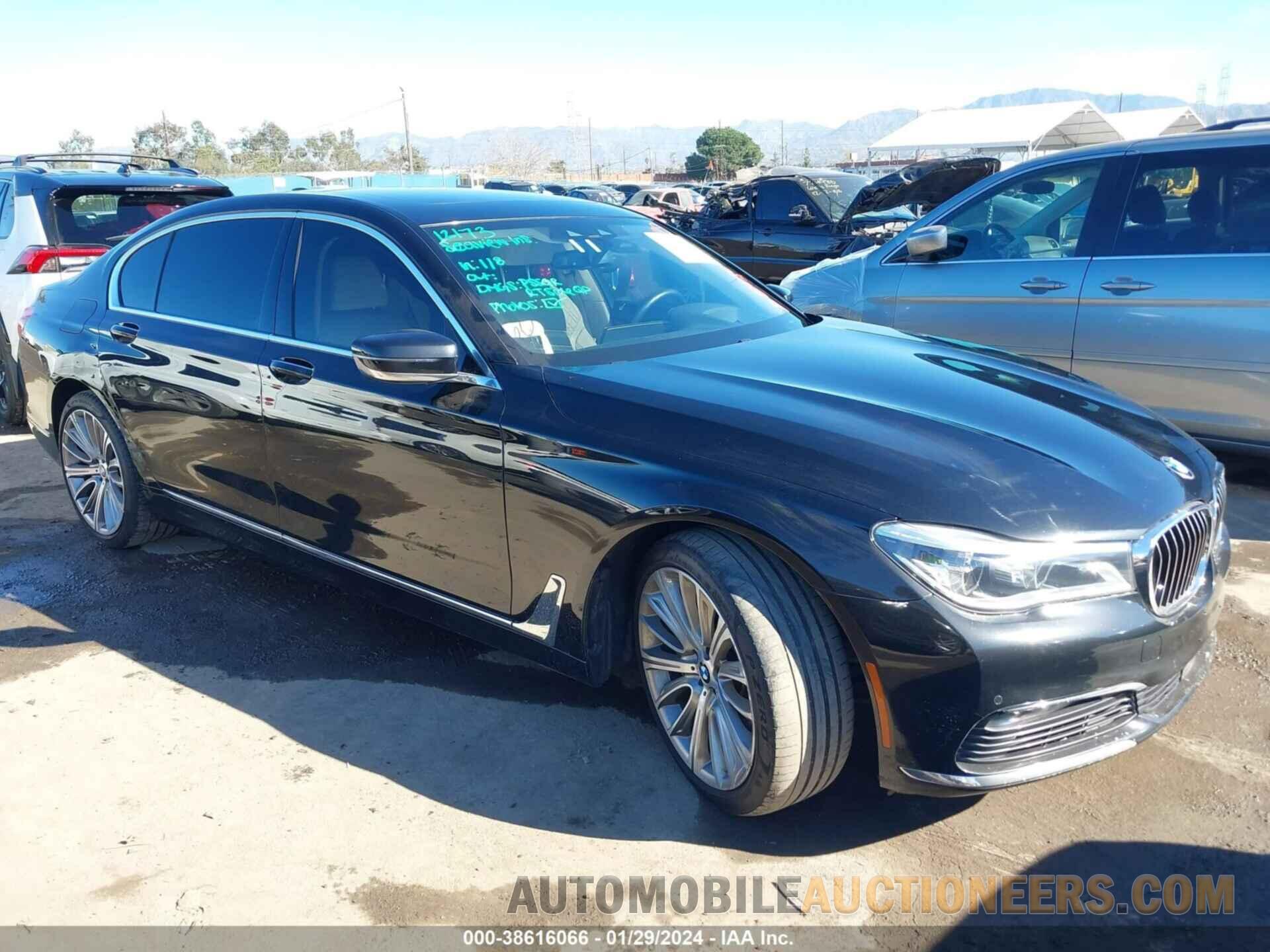 WBA7F0C5XJGM23940 BMW 750I 2018