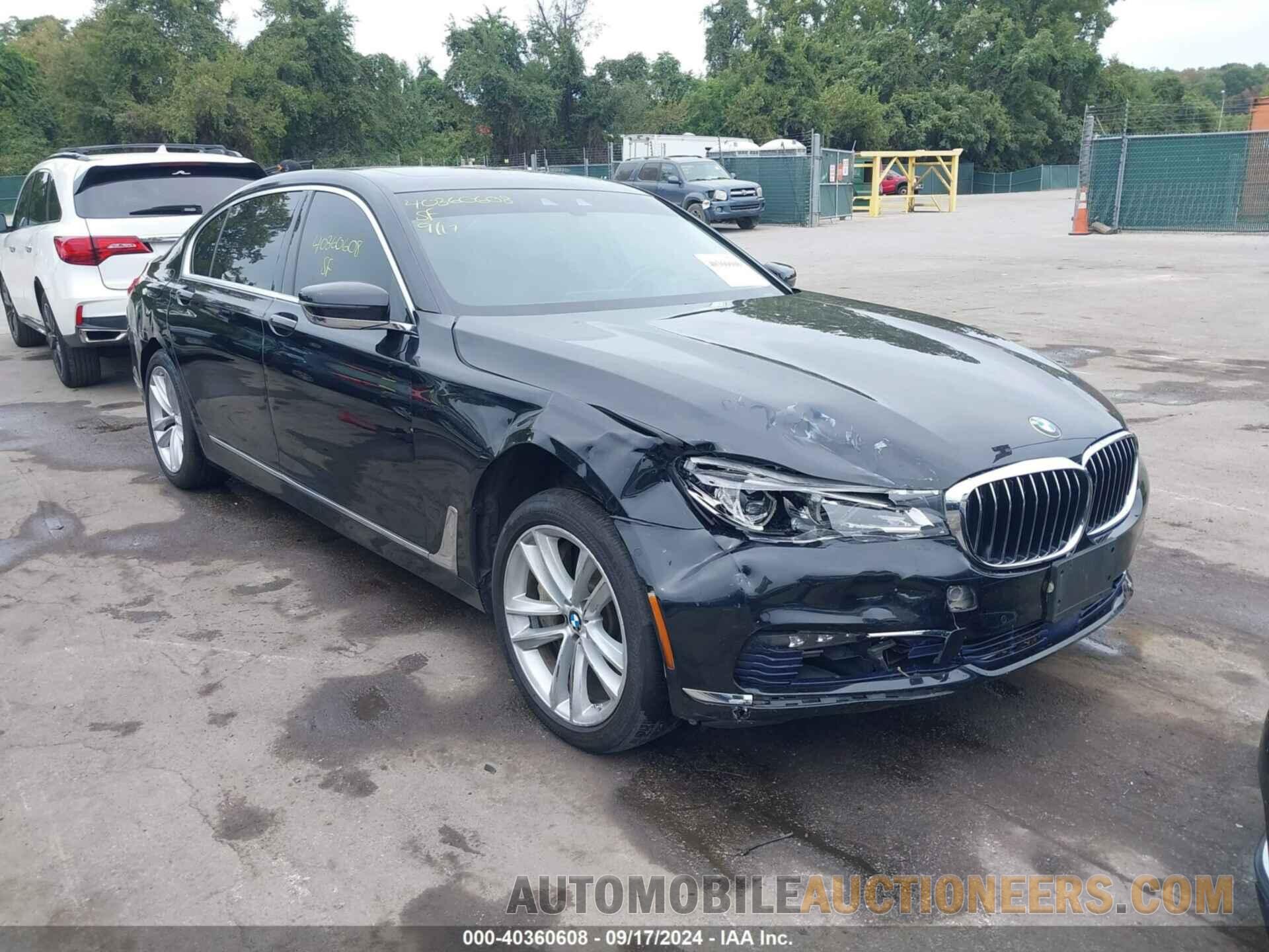 WBA7F2C52GG418106 BMW 750I 2016