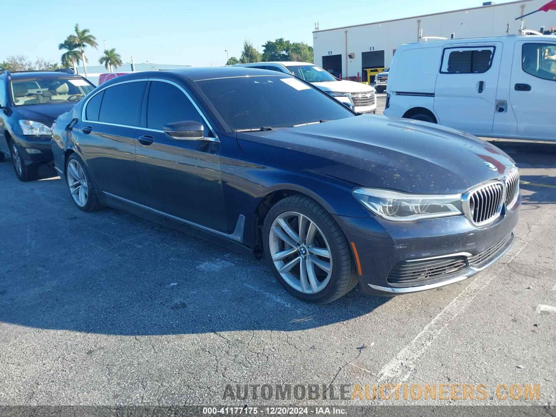 WBA7F2C54GG421184 BMW 750I 2016