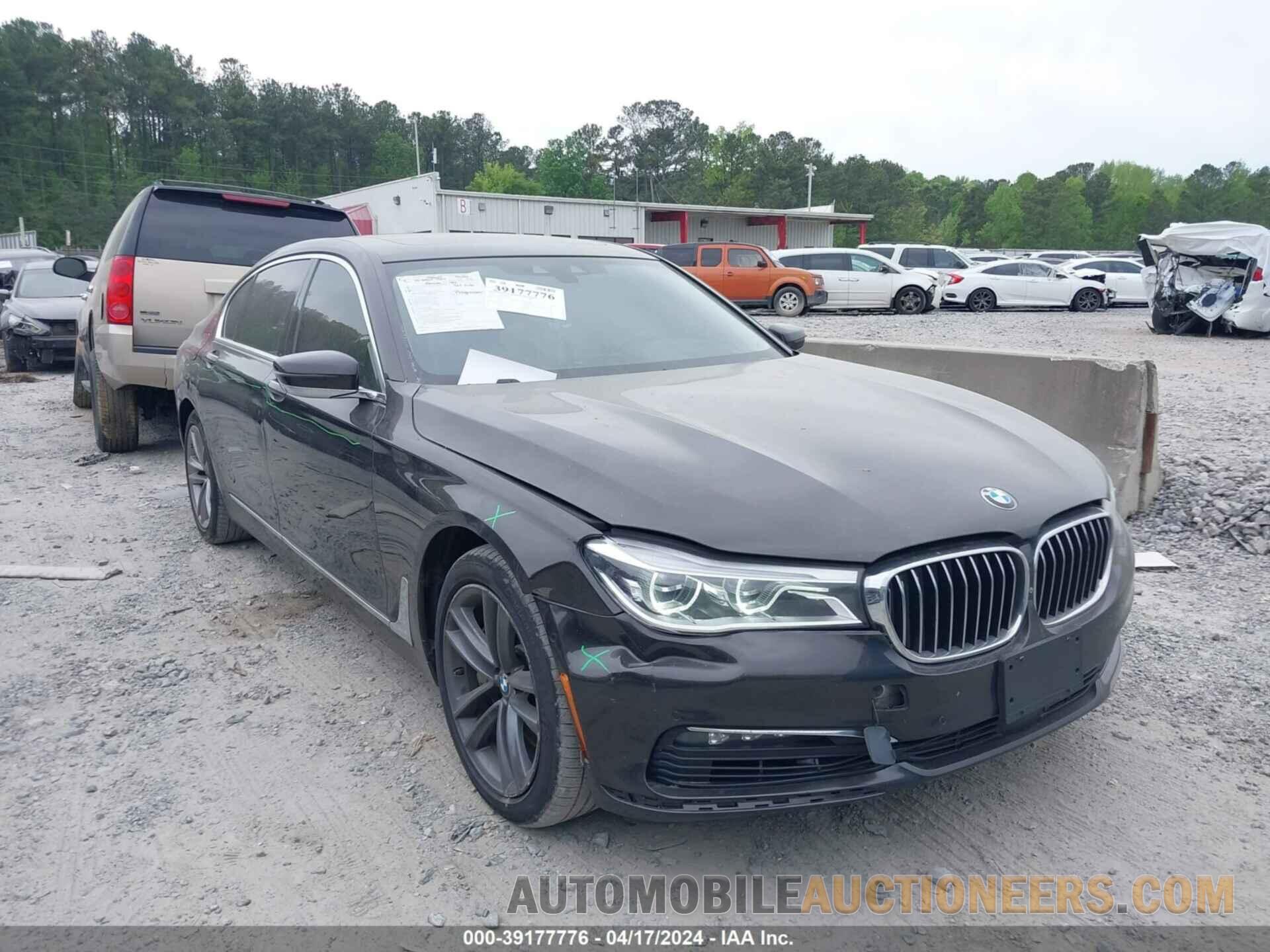 WBA7F2C57GG418425 BMW 750I 2016