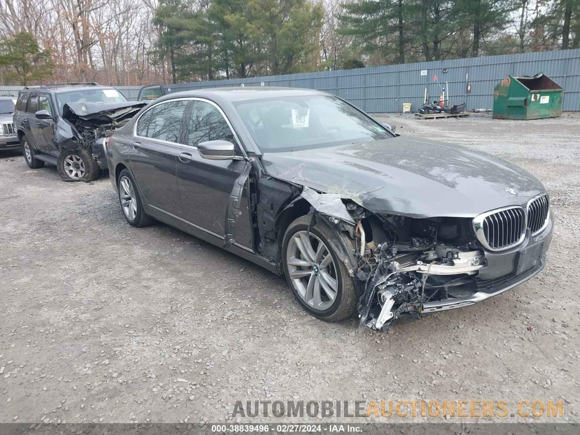 WBA7F2C59GG417079 BMW 750I 2016