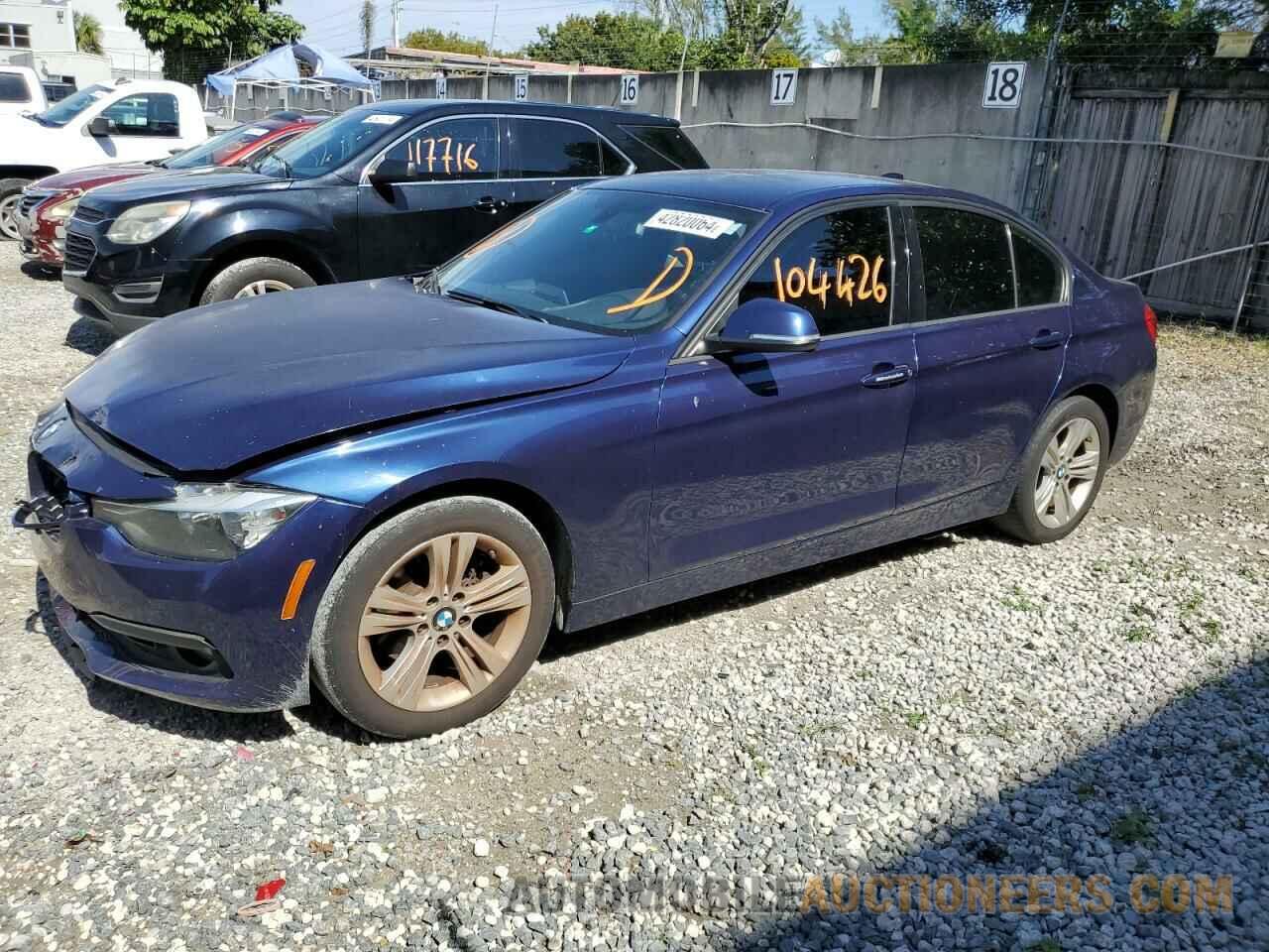 WBA8E9G53GNT83212 BMW 3 SERIES 2016