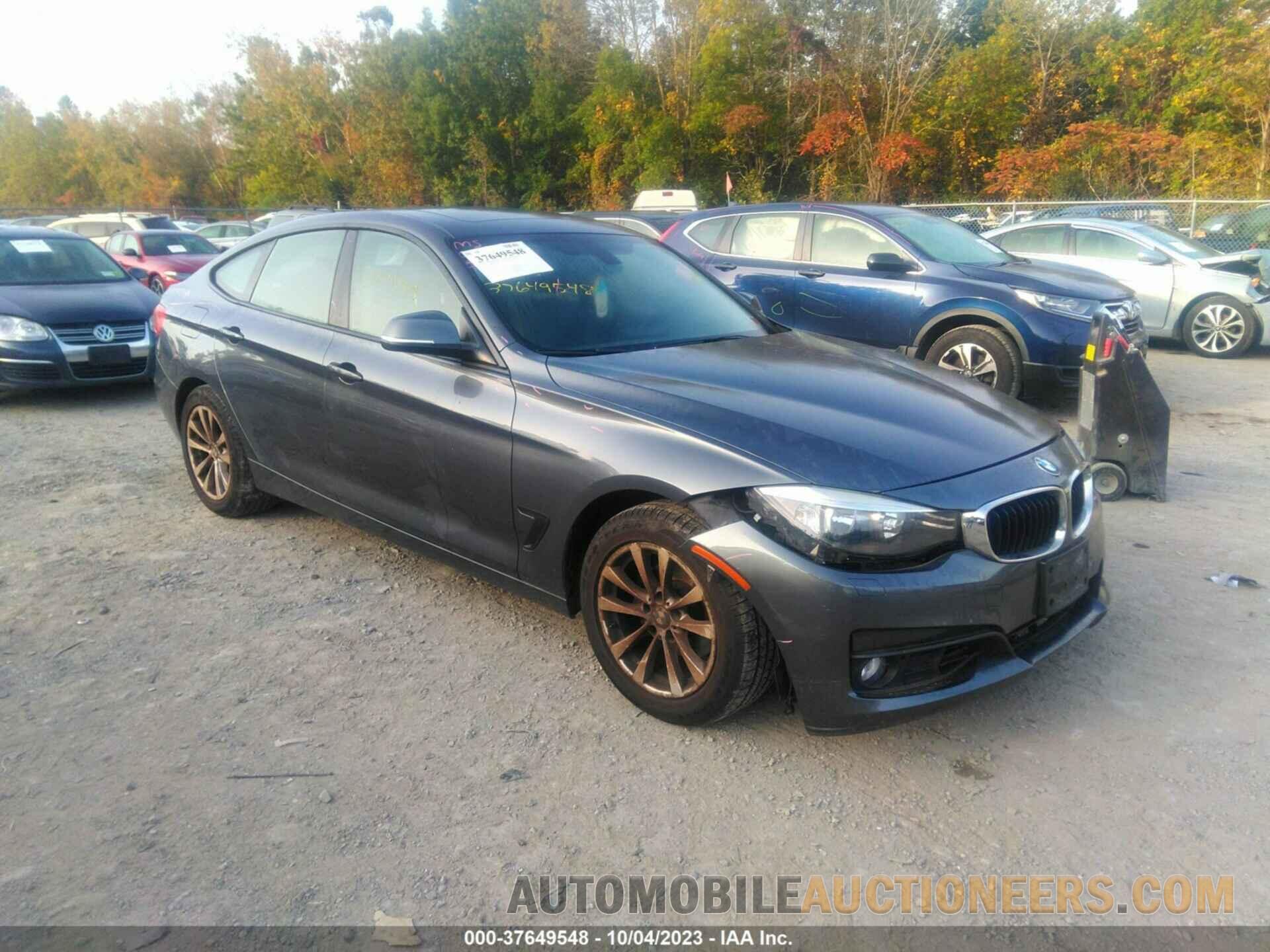 WBA8Z5C5XFGS36665 BMW 3 SERIES GRAN TURISMO 2015