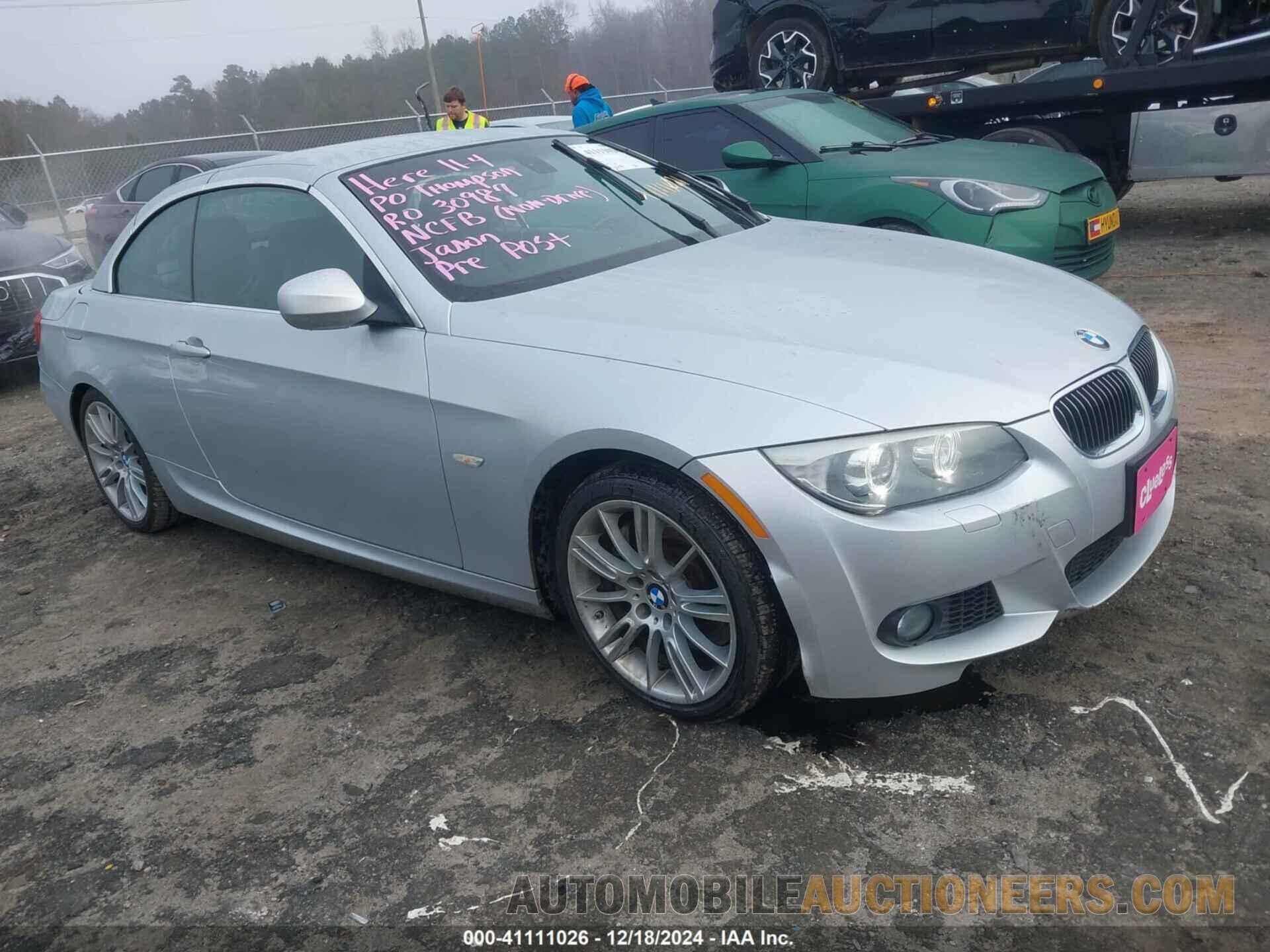 WBADX7C57CE744700 BMW 335I 2012