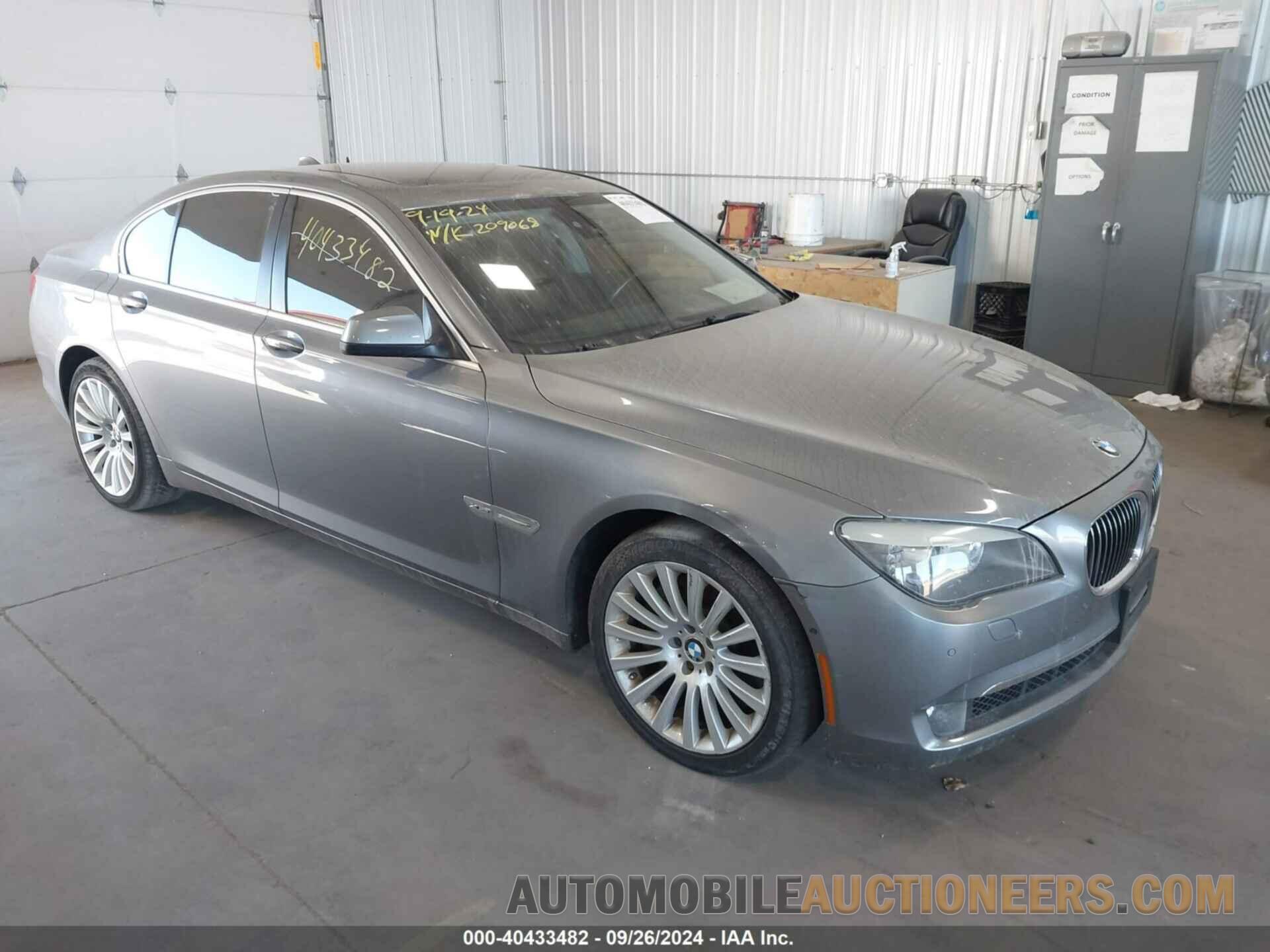 WBAKC6C58CDX99577 BMW 750I 2012