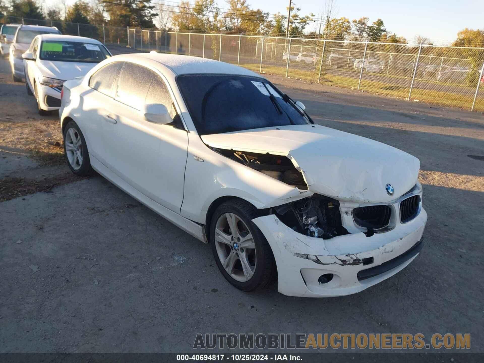 WBAUP7C58CVP22933 BMW 128I 2012