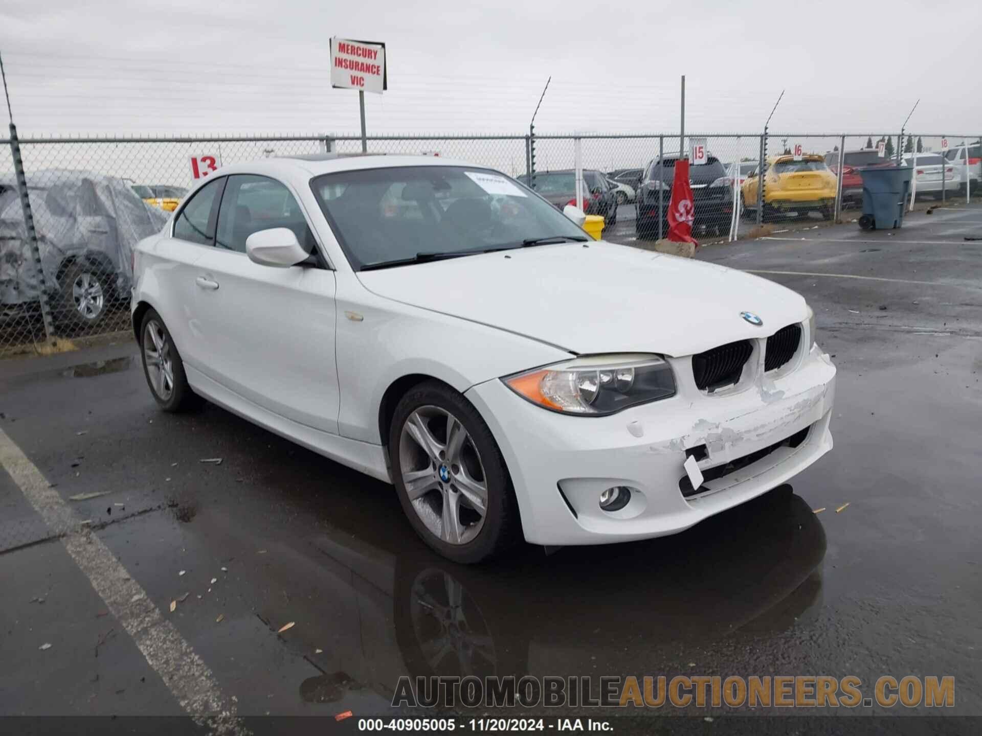 WBAUP9C54DVS94971 BMW 128I 2013