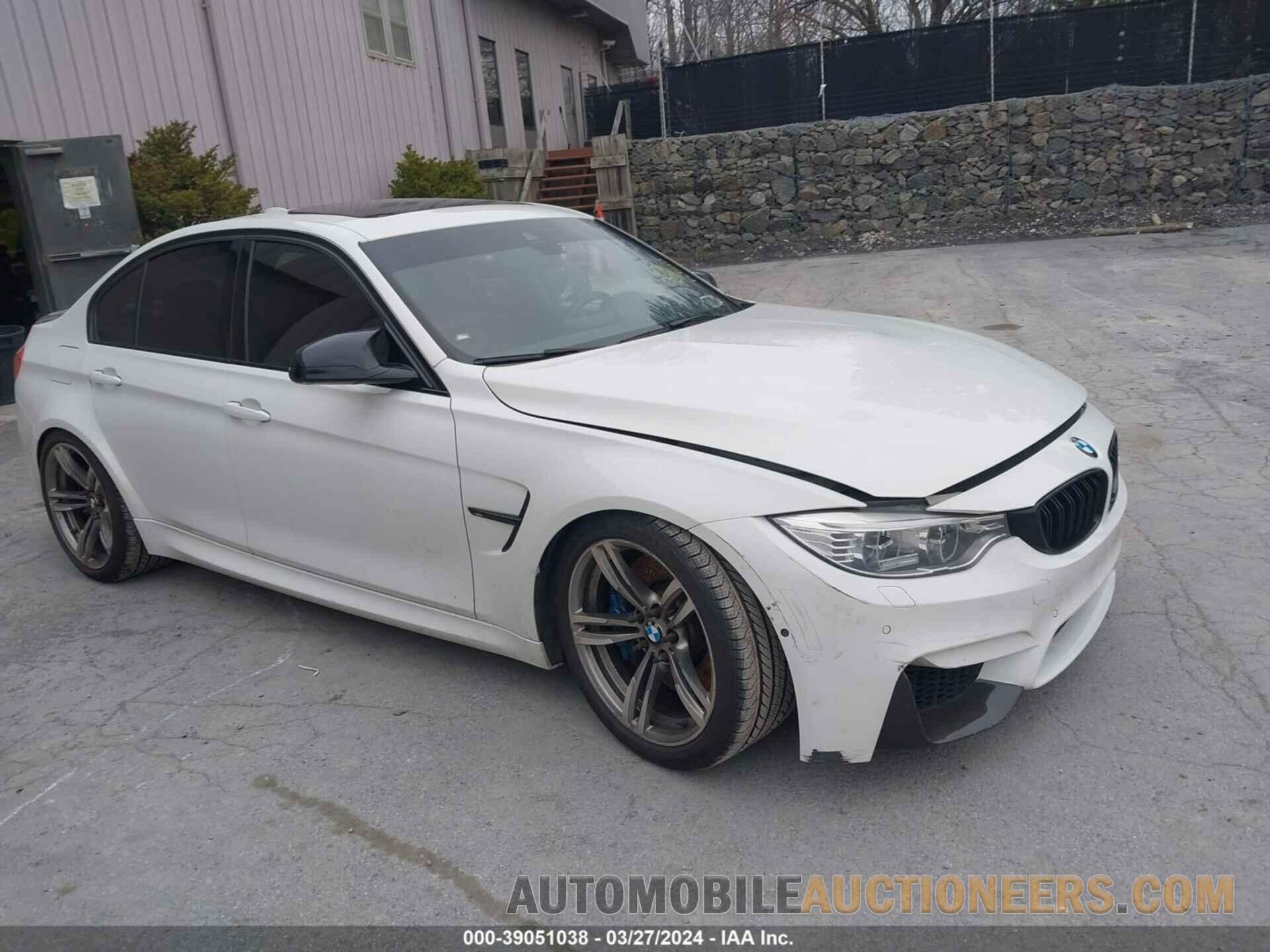 WBS3C9C52FJ276191 BMW M3 2015