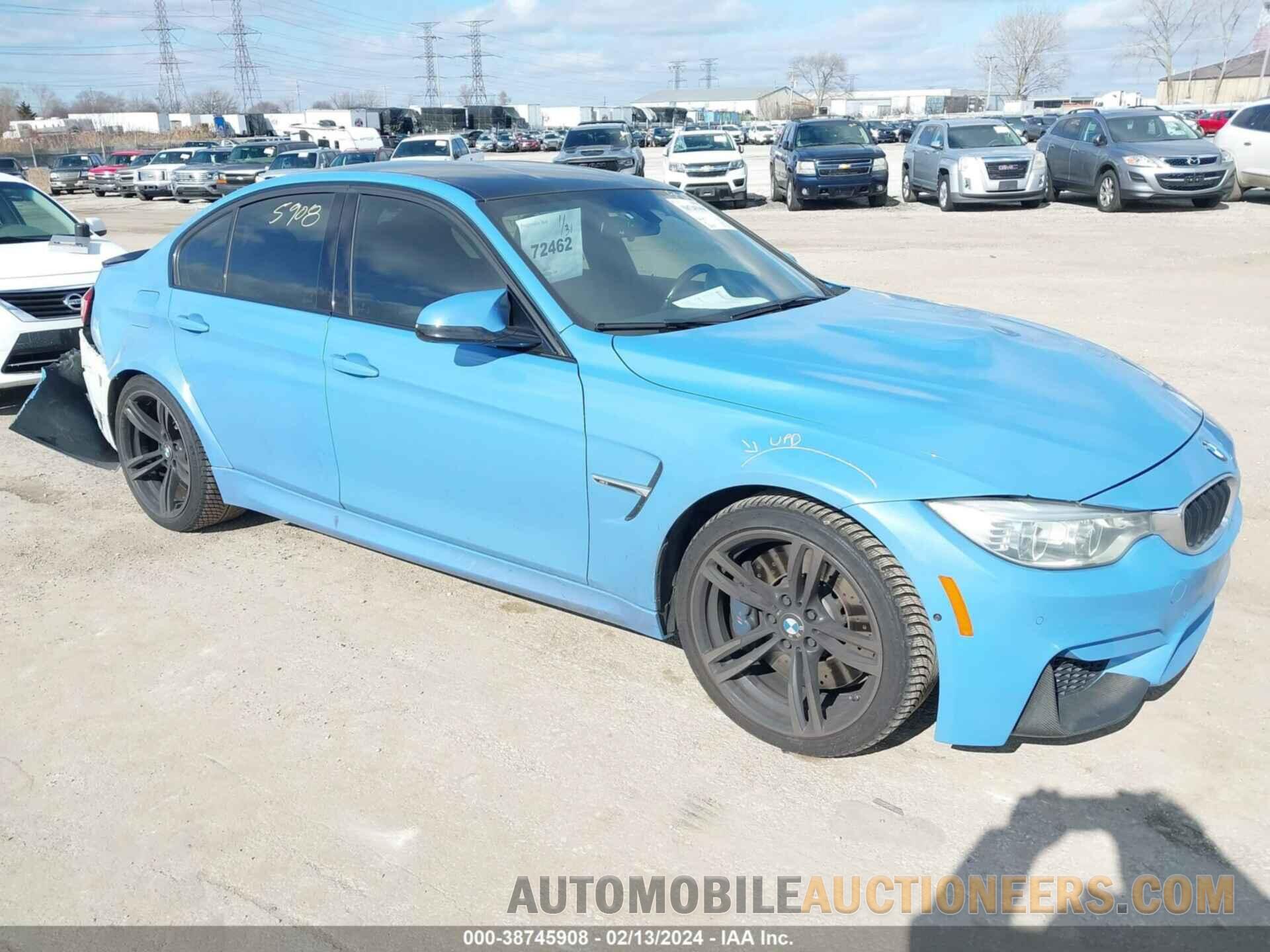 WBS3C9C5XFP804637 BMW M3 2015