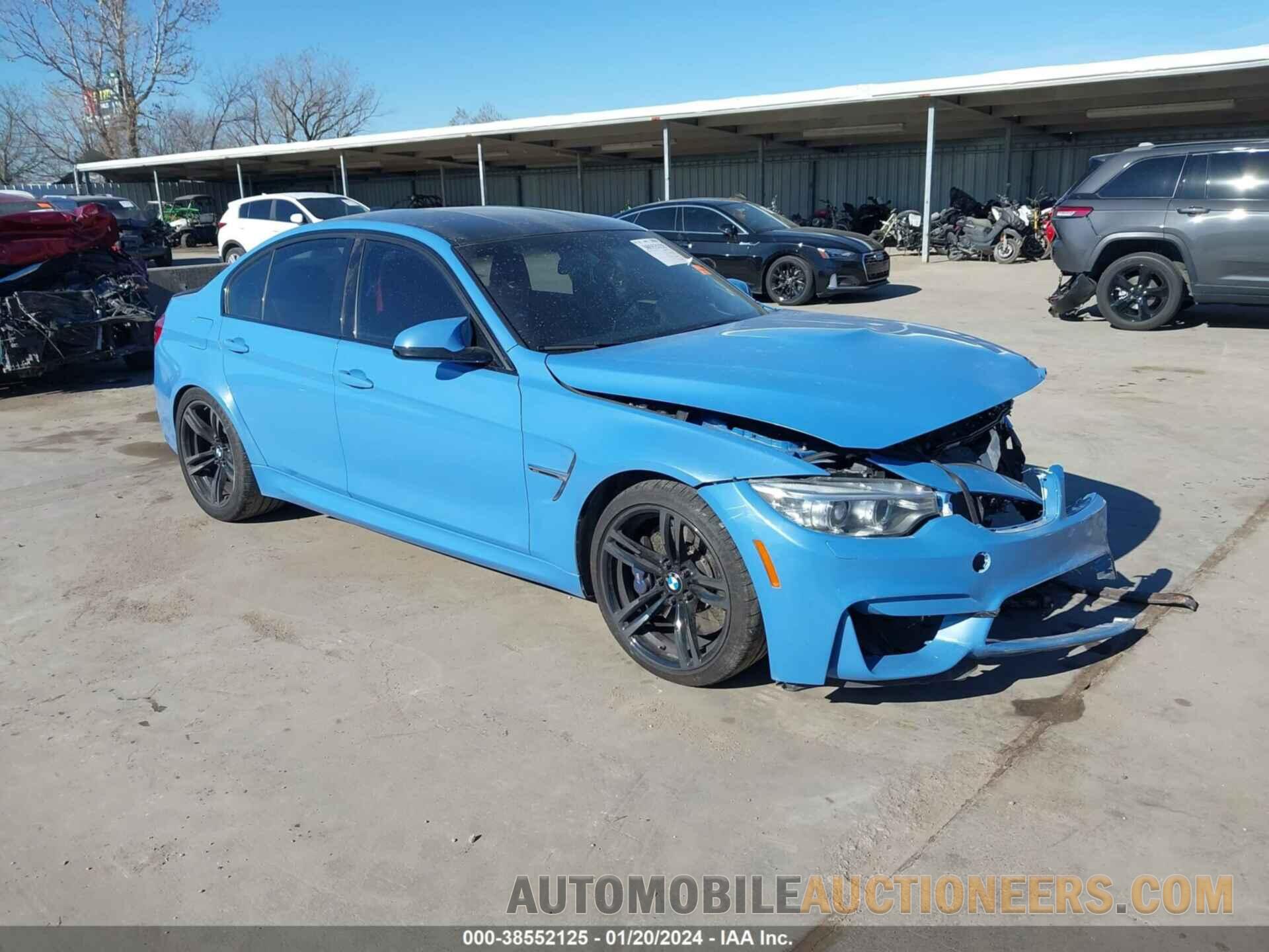 WBS8M9C53G5D30470 BMW M3 2016