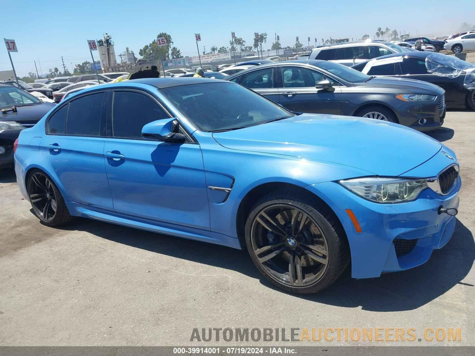 WBS8M9C53G5D31375 BMW M3 2016