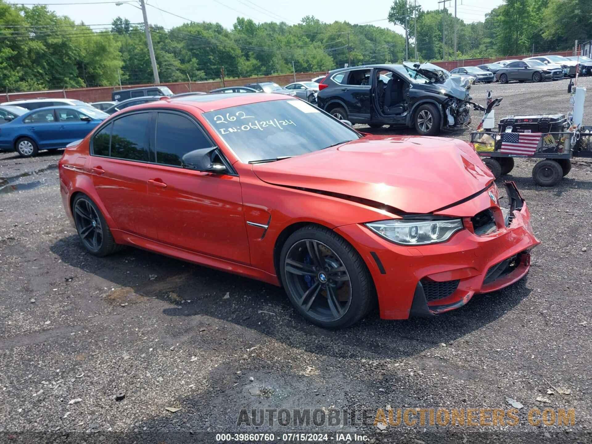 WBS8M9C59GP966831 BMW M3 2016