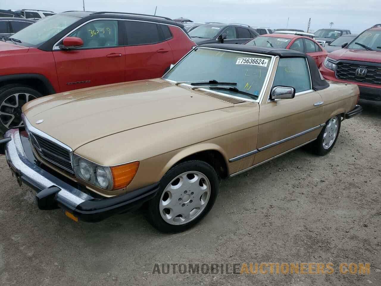 WDBBA45AXEA009528 MERCEDES-BENZ SL-CLASS 1984