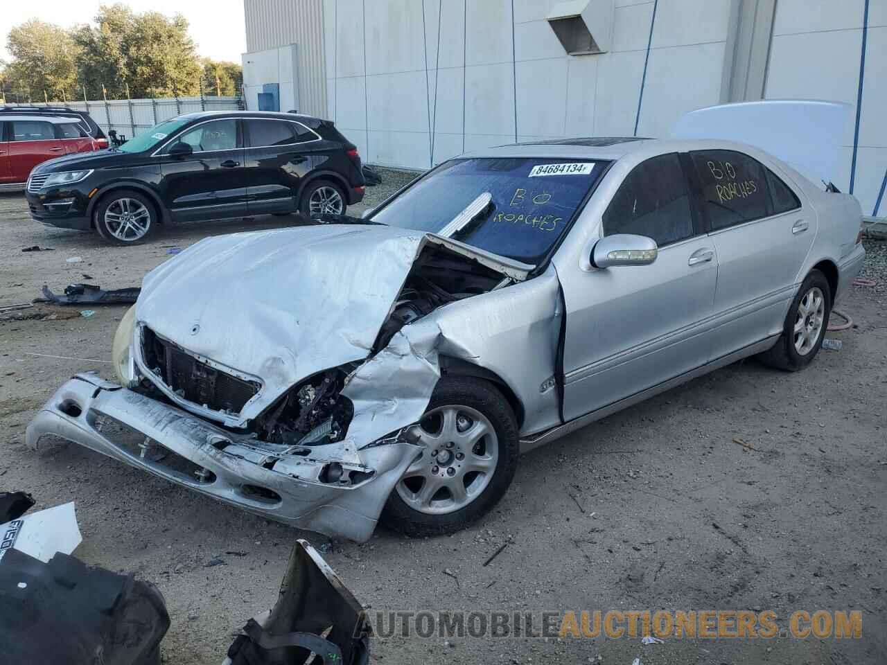 WDBNG70J02A231267 MERCEDES-BENZ S-CLASS 2002