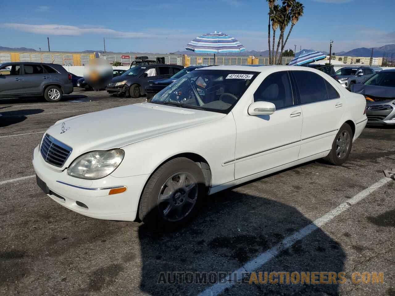 WDBNG70J82A237141 MERCEDES-BENZ S-CLASS 2002