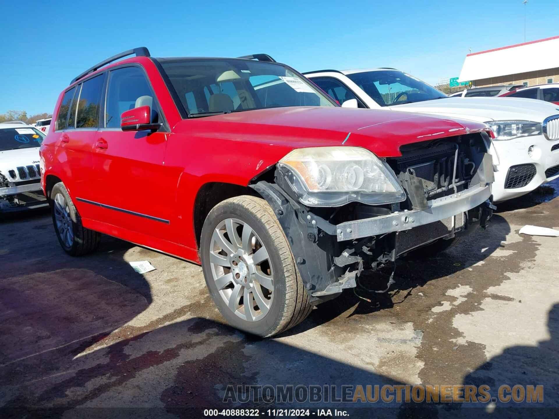 WDCGG5GB9BF560253 MERCEDES-BENZ GLK 350 2011