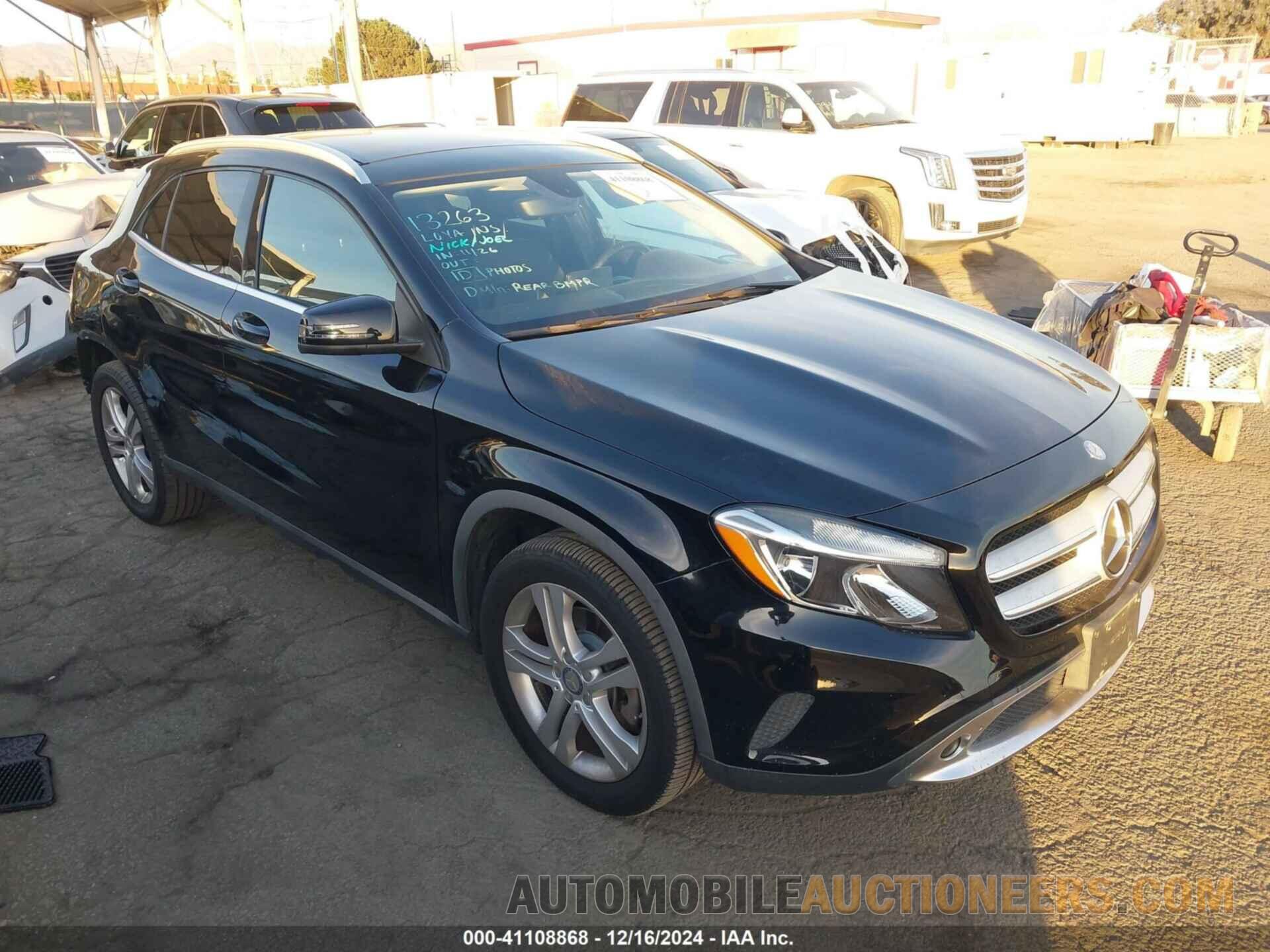 WDCTG4EB0FJ116631 MERCEDES-BENZ GLA 250 2015