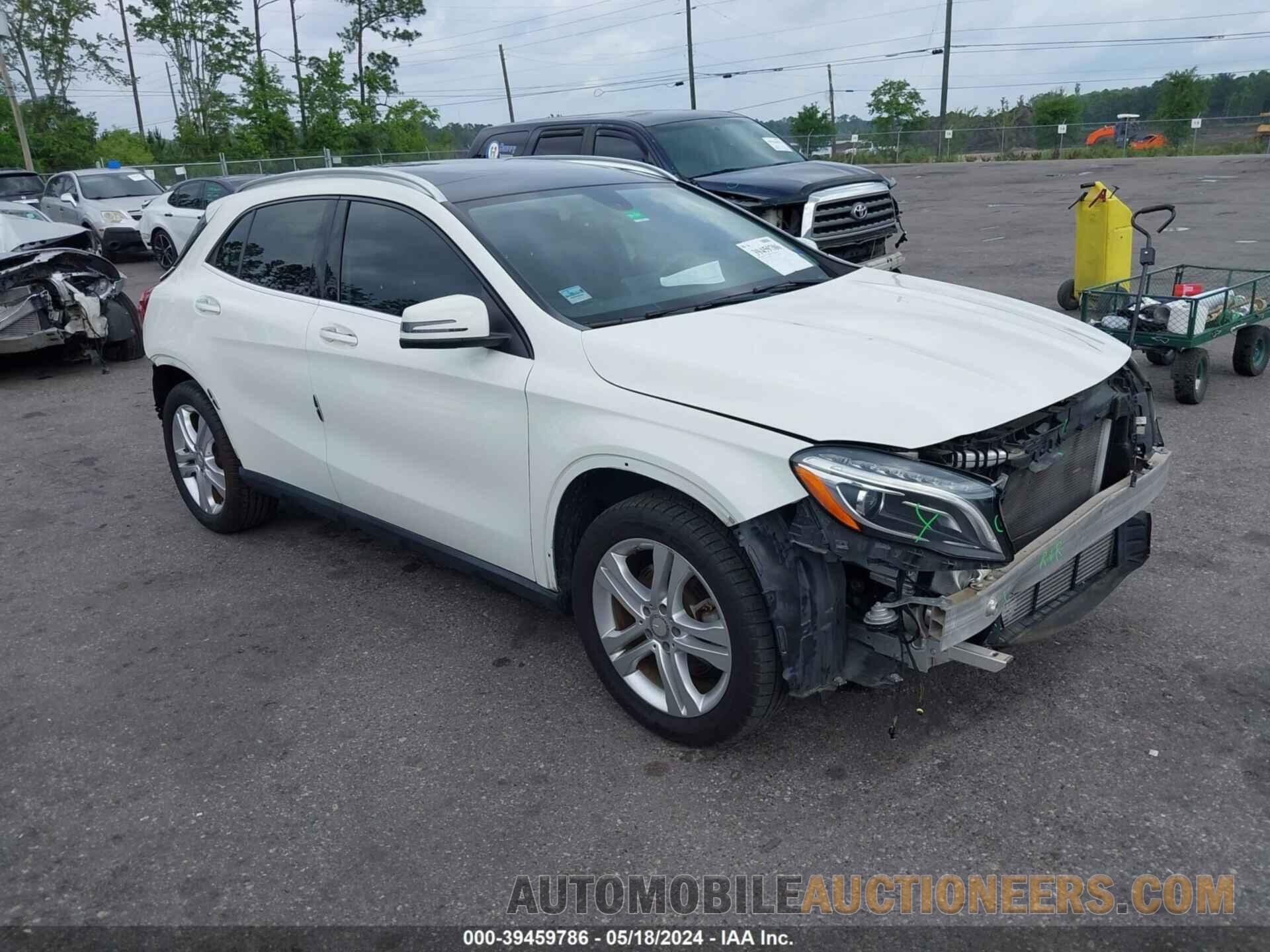 WDCTG4EB0FJ171273 MERCEDES-BENZ GLA 250 2015